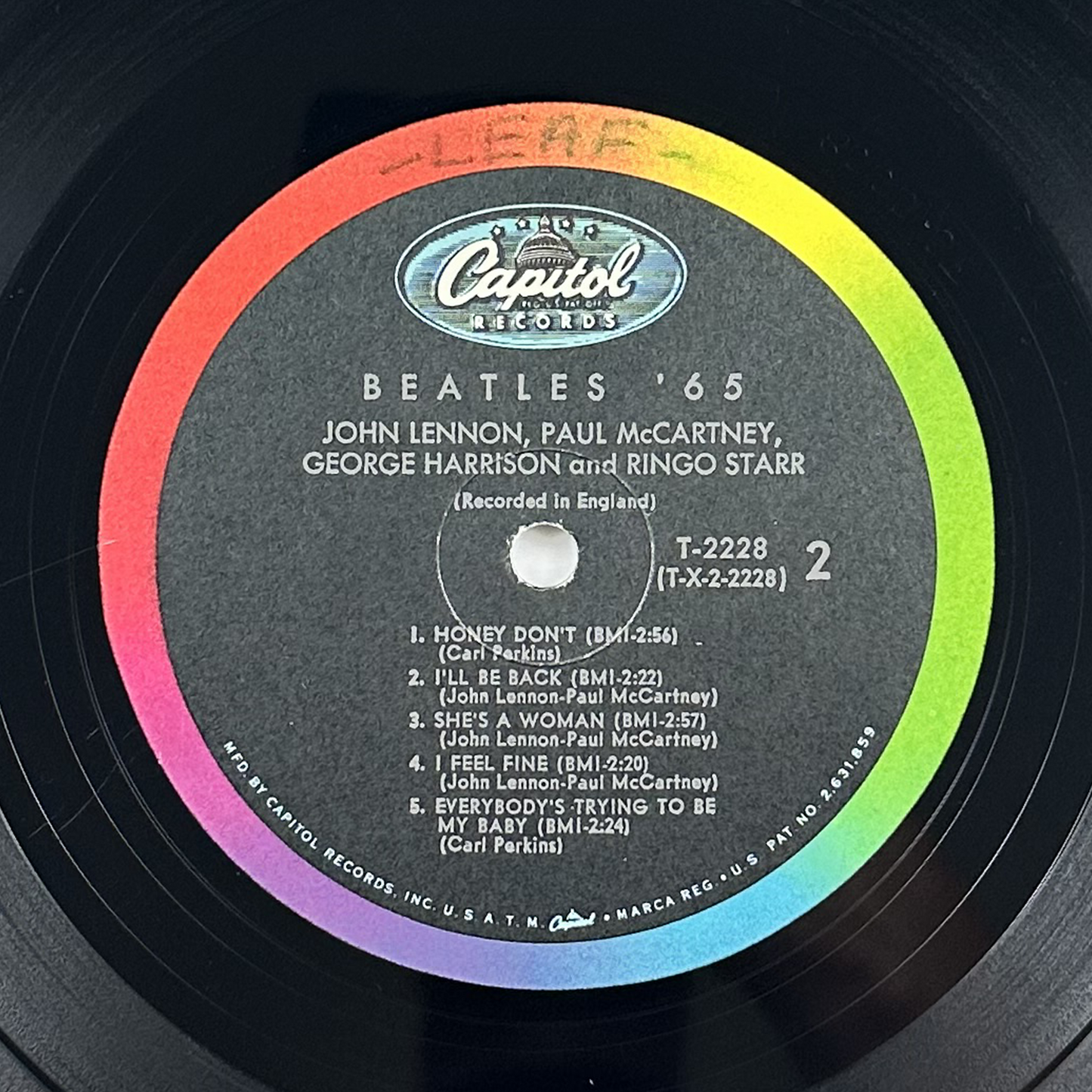 Pre-Owned :: Beatles, The "Beatles '65" LP