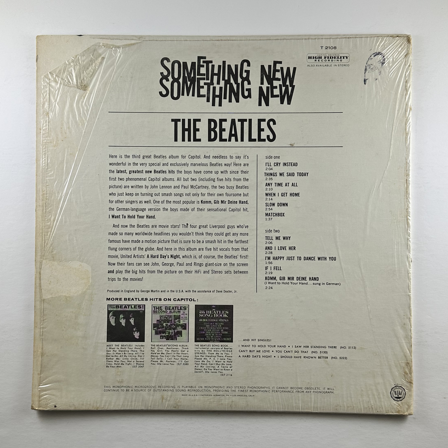Pre-Owned :: Beatles, The "Something New" LP