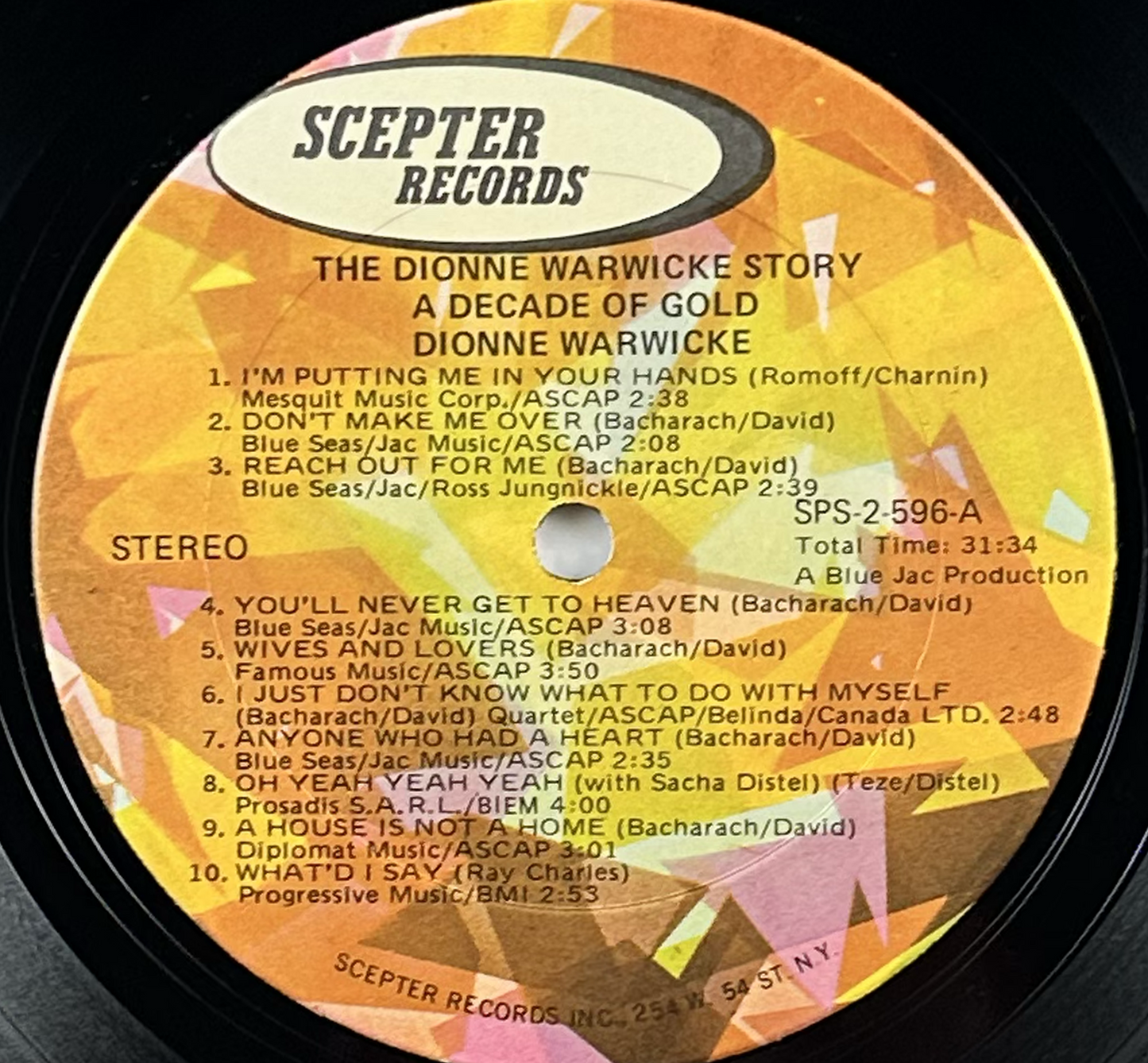 Pre-Owned :: Dionne Warwicke "The Dionne Warwicke Story (A Decade Of Gold)" 2xLP
