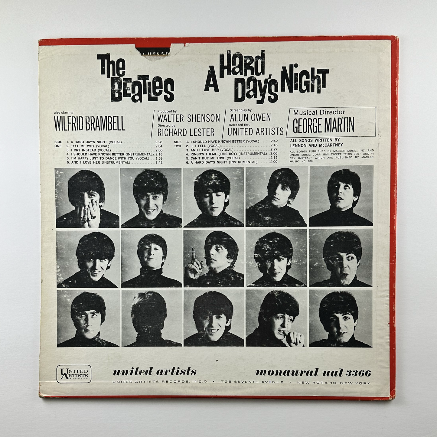Pre-Owned :: Beatles, The "A Hard Day's Night (Original Motion Picture Sound Track)" LP