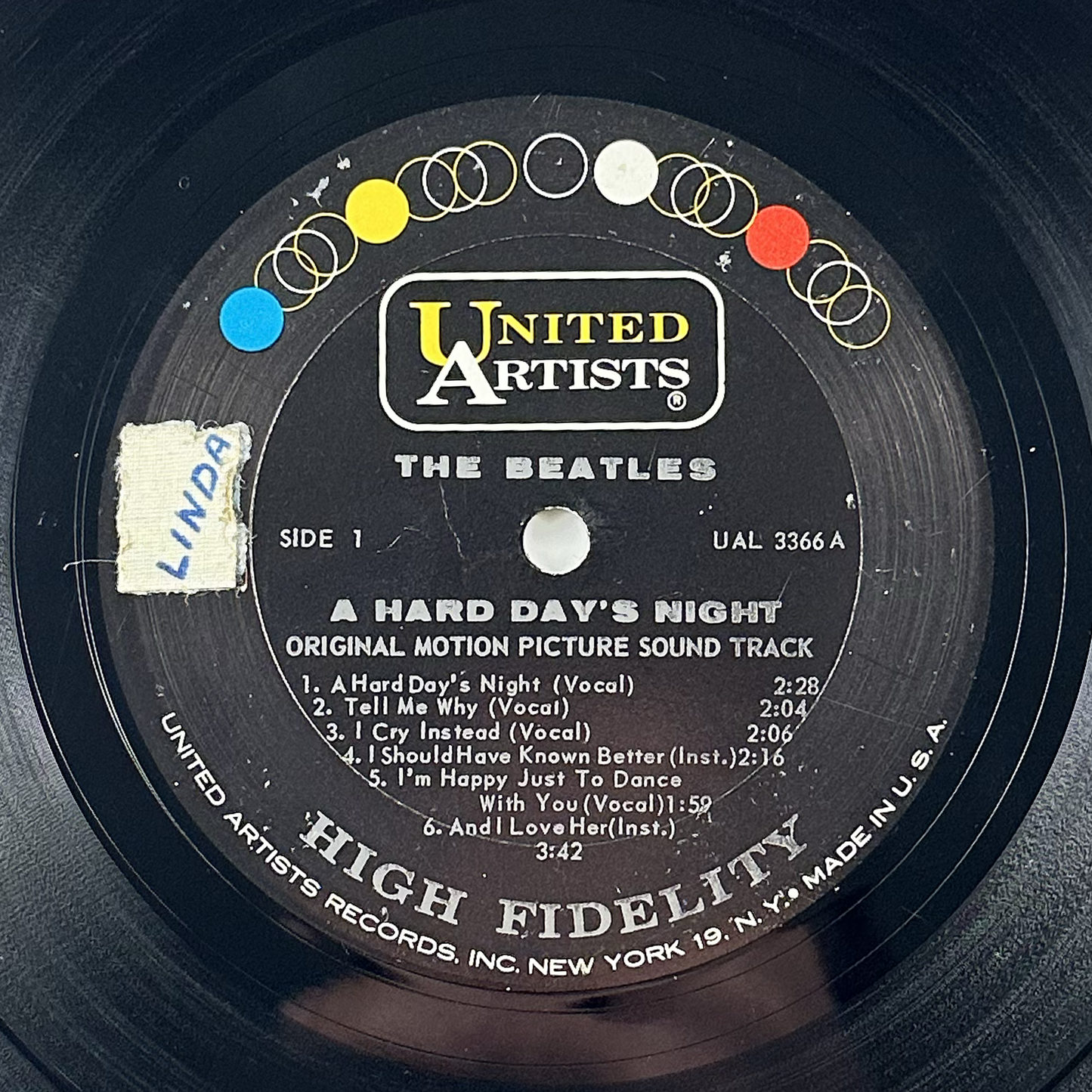 Pre-Owned :: Beatles, The "A Hard Day's Night (Original Motion Picture Sound Track)" LP