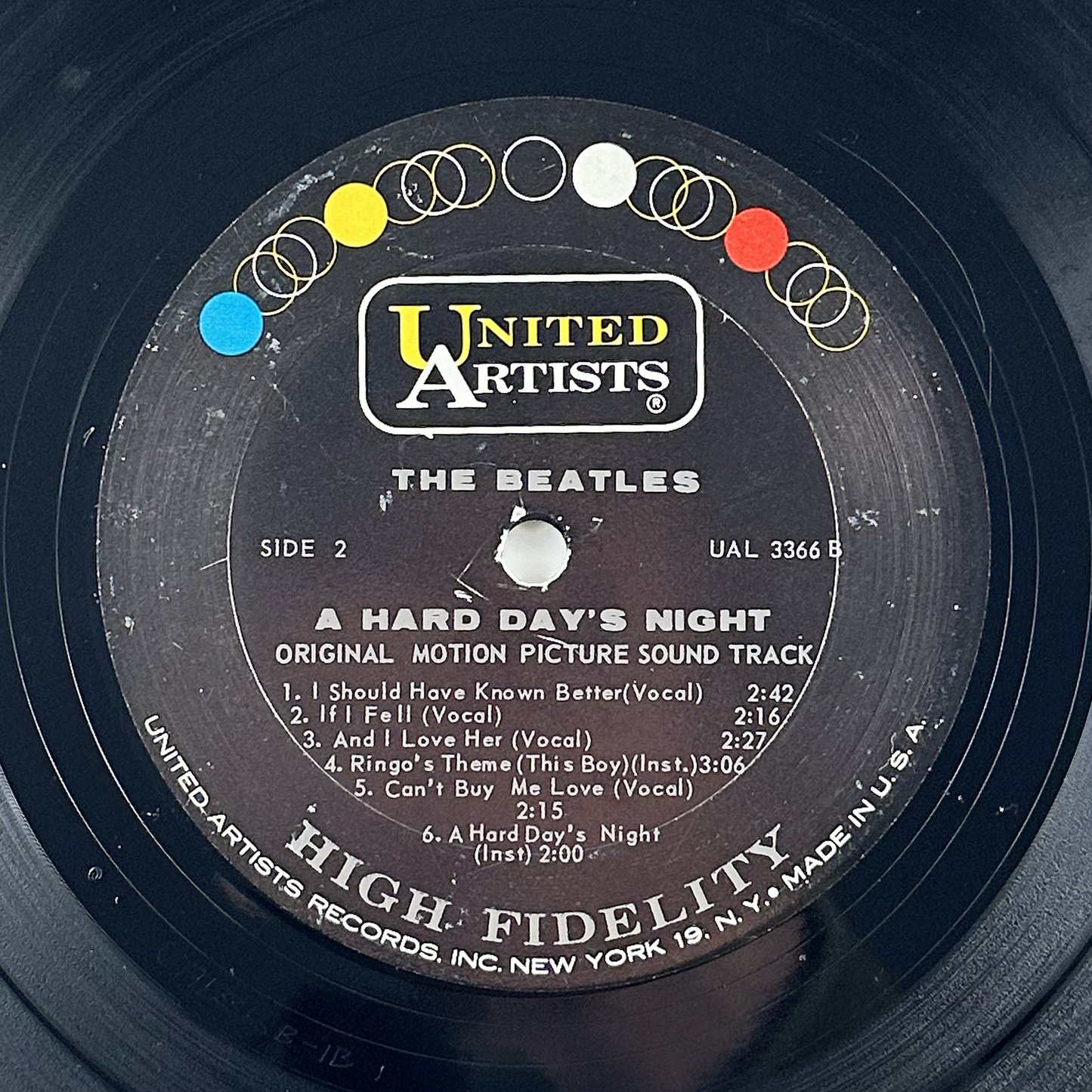 Pre-Owned :: Beatles, The "A Hard Day's Night (Original Motion Picture Sound Track)" LP