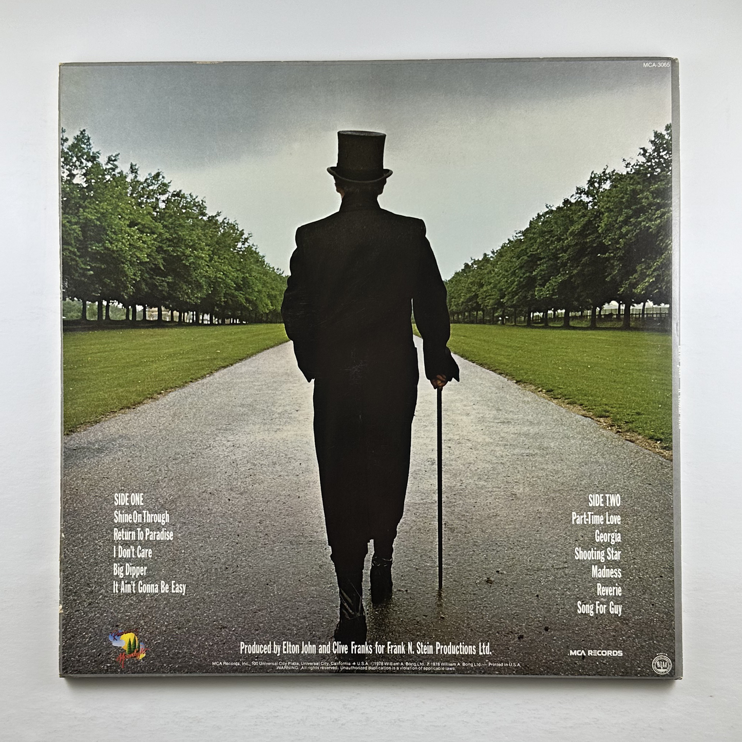 Pre-Owned :: Elton John "A Single Man" LP