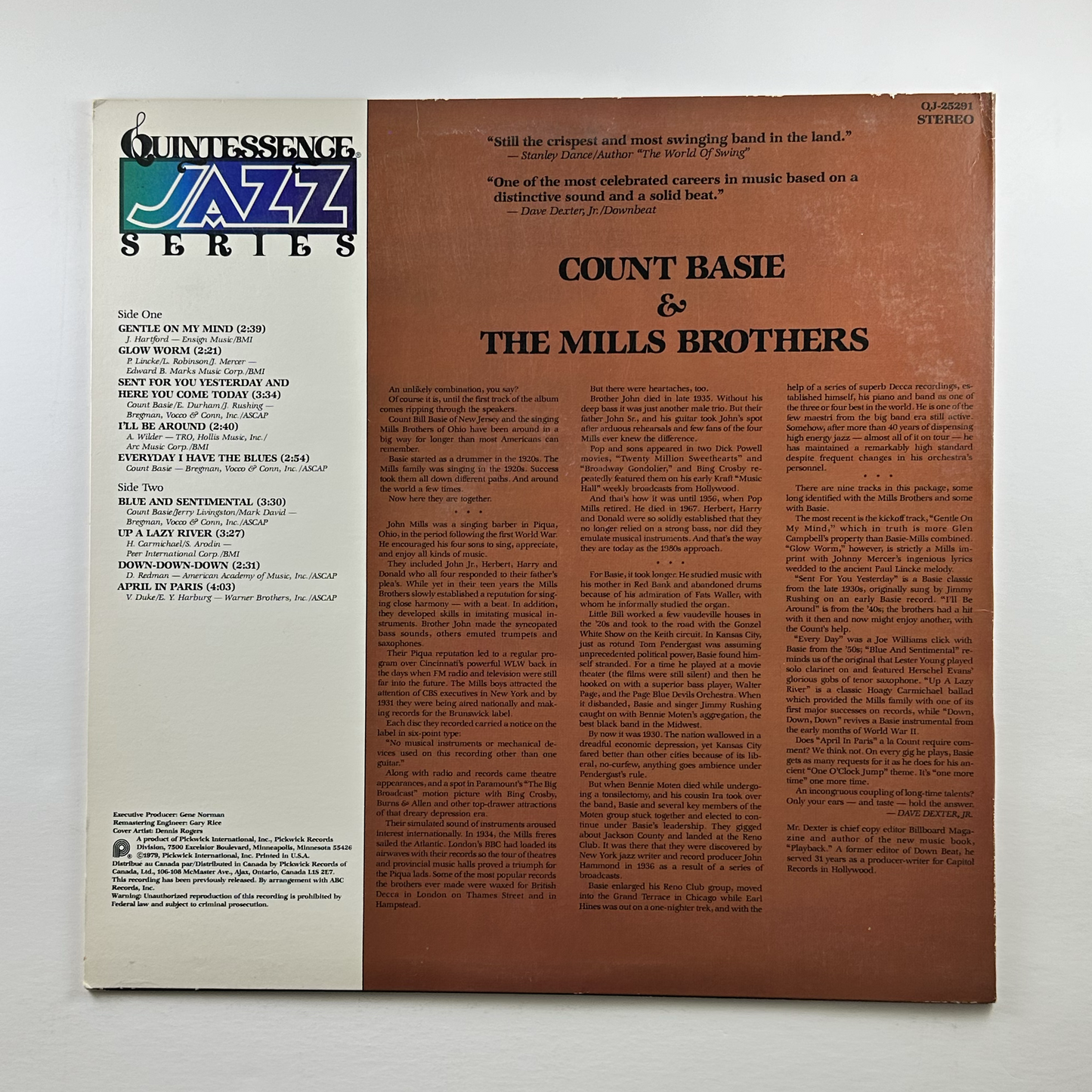 Pre-Owned :: Count Basie "Count Basie & The Mills Brothers" LP