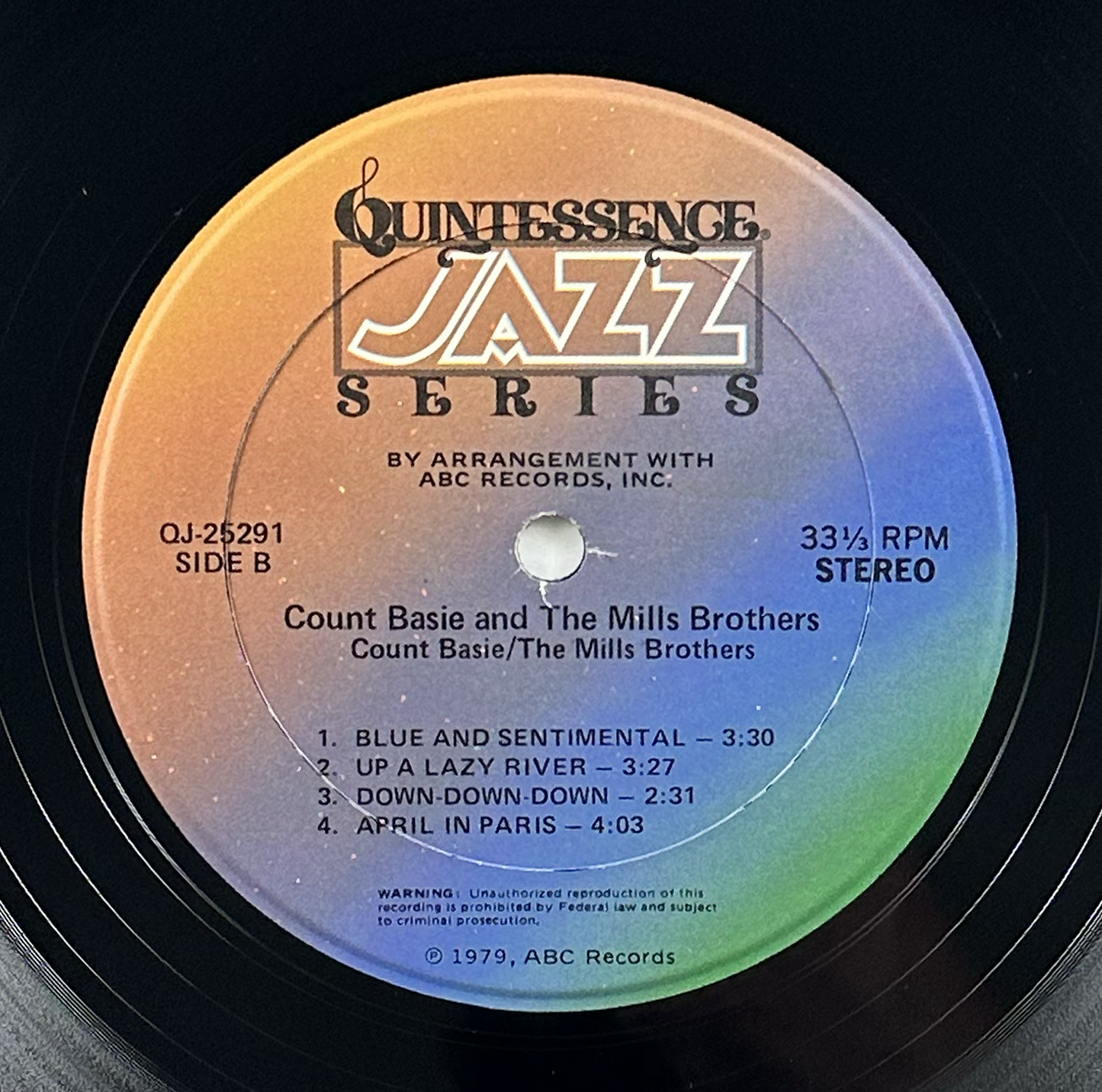 Pre-Owned :: Count Basie "Count Basie & The Mills Brothers" LP