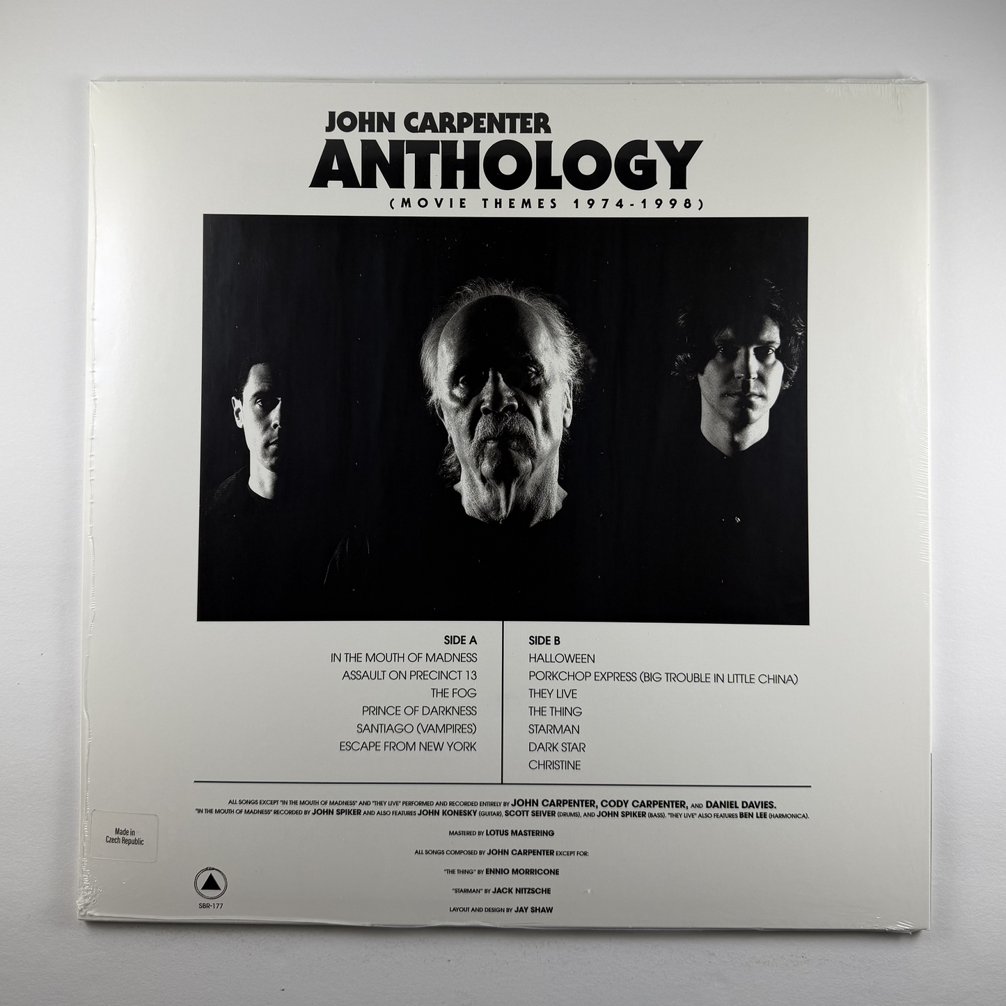 John Carpenter "Anthology (Movie Themes 1974-1998)" LP