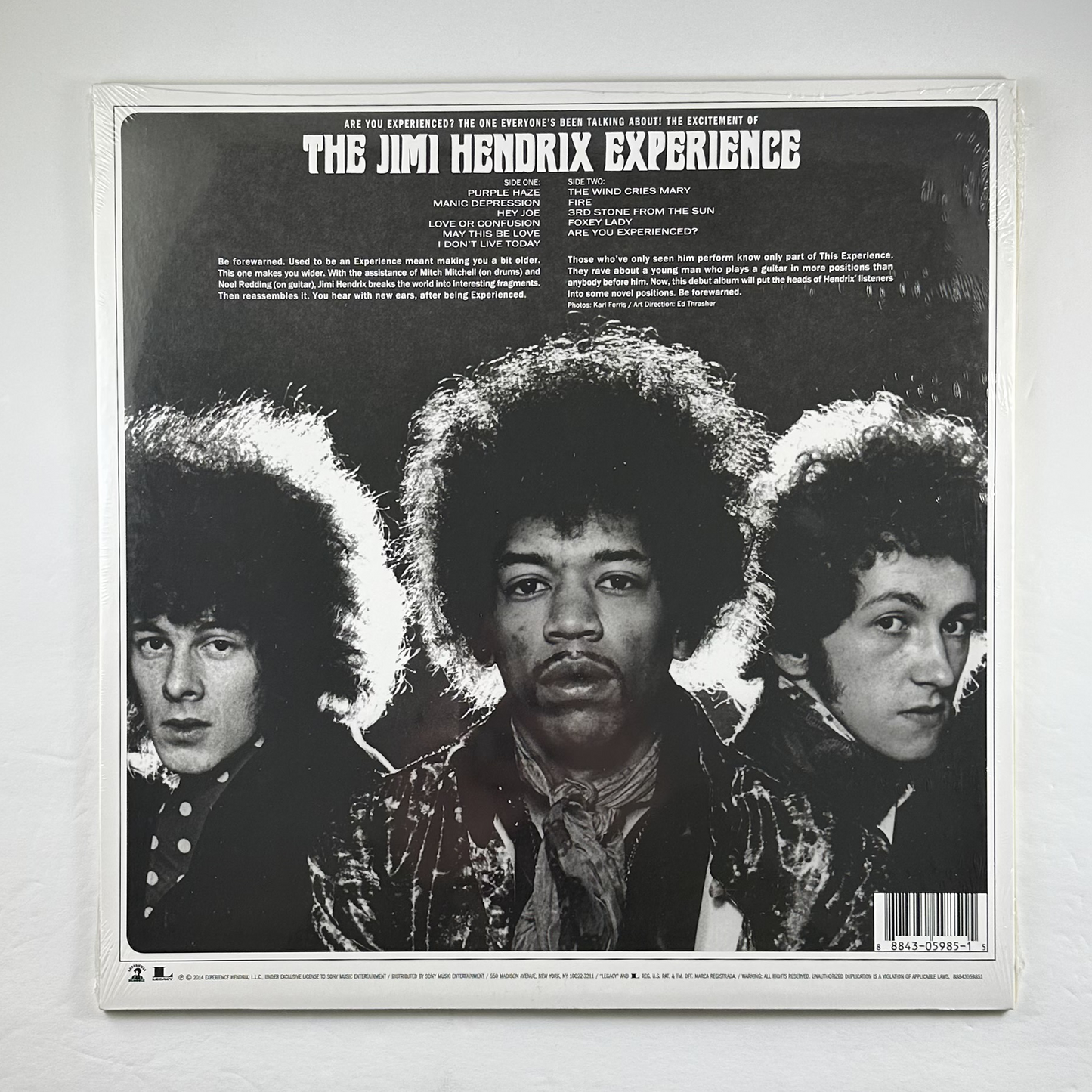 Jimi Hendrix "Are You Experienced" LP