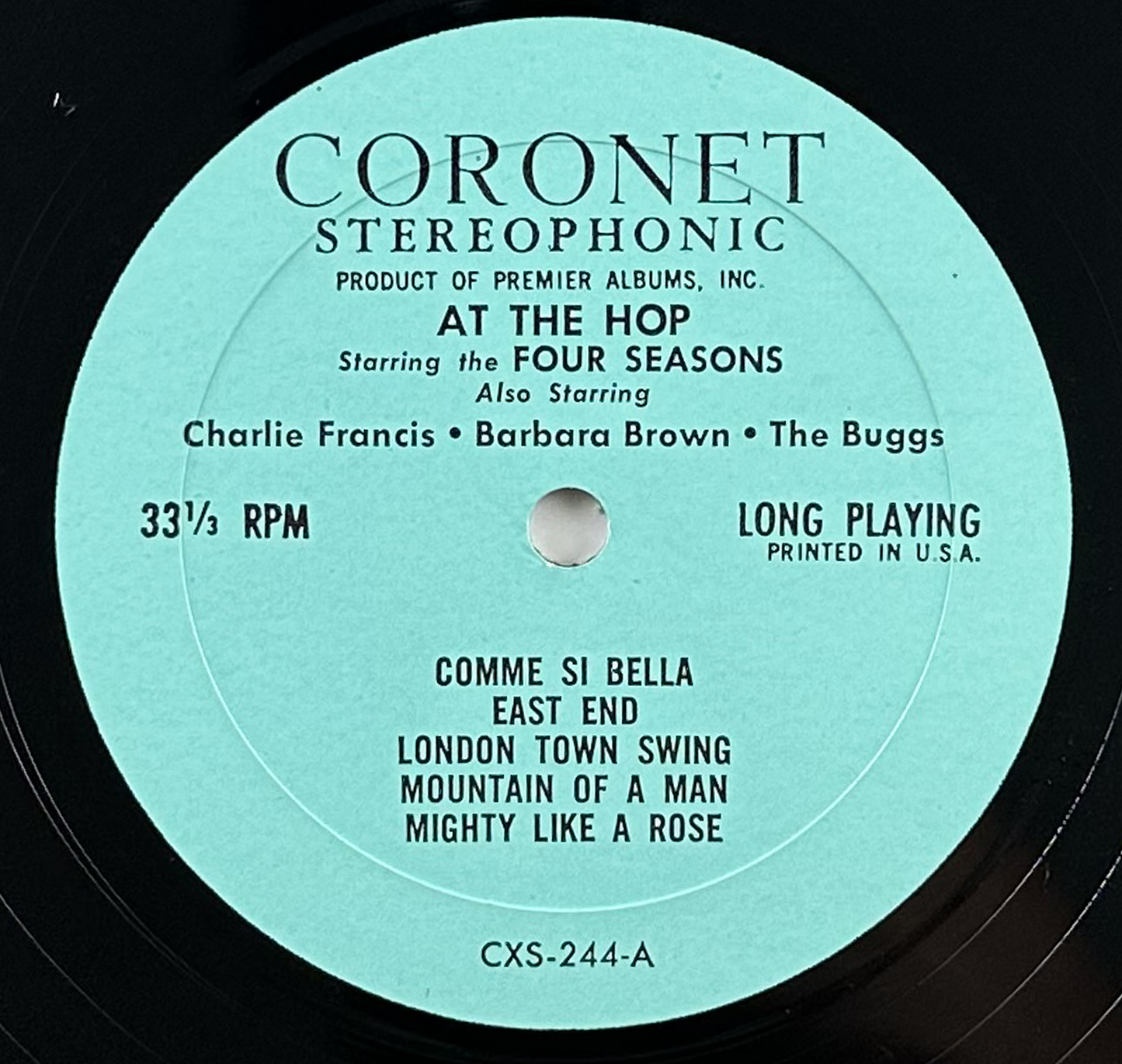 Pre-Owned :: Four Seasons, The Featuring Charlie Francis, Barbara Brown, The Buggs "At The Hop" LP