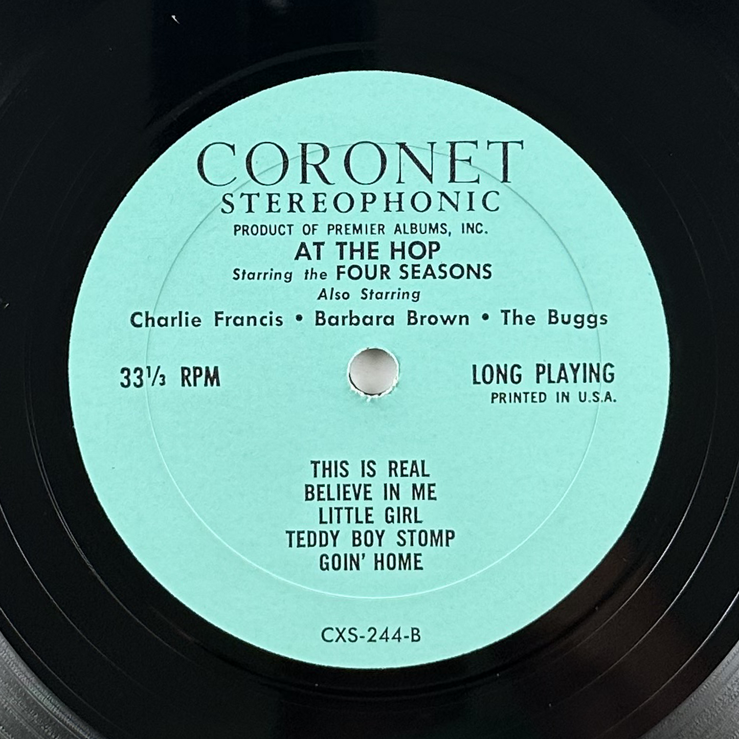 Pre-Owned :: Four Seasons, The Featuring Charlie Francis, Barbara Brown, The Buggs "At The Hop" LP