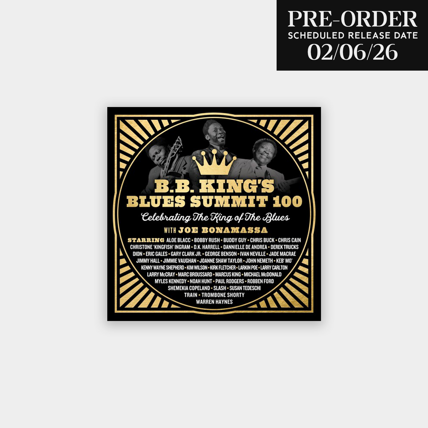 Joe Bonamassa "B.B. King's Blues Summit 100" 3xLP