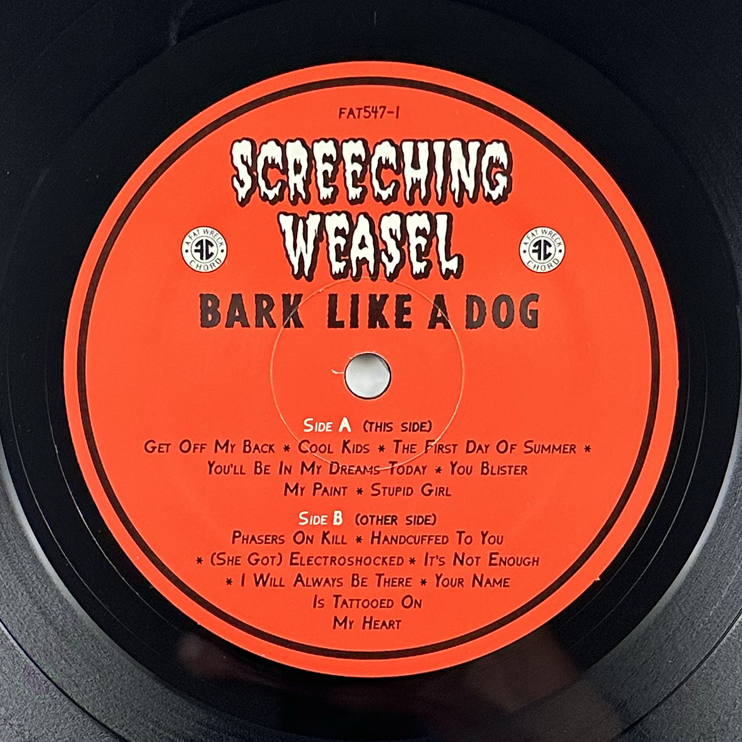 Pre-Owned :: Screeching Weasel "Bark Like A Dog" LP