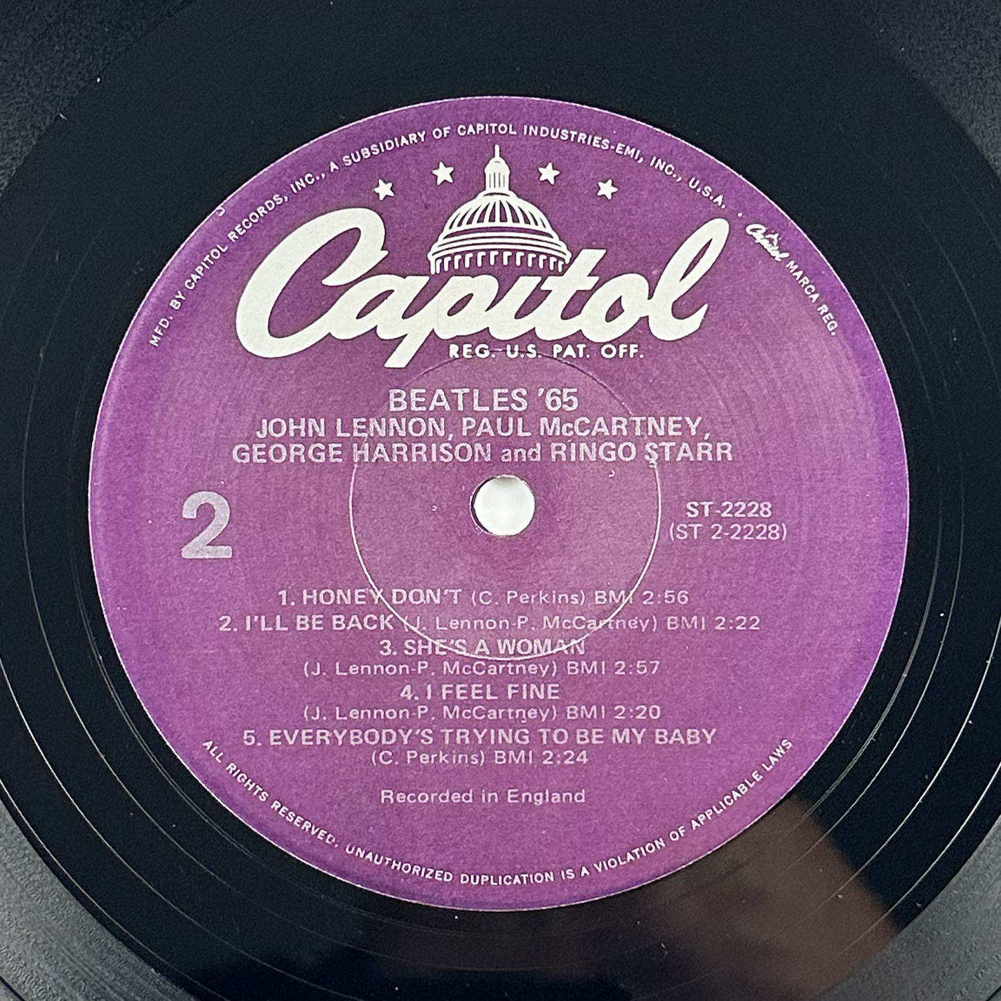 Pre-Owned :: Beatles, The "Beatles '65" LP