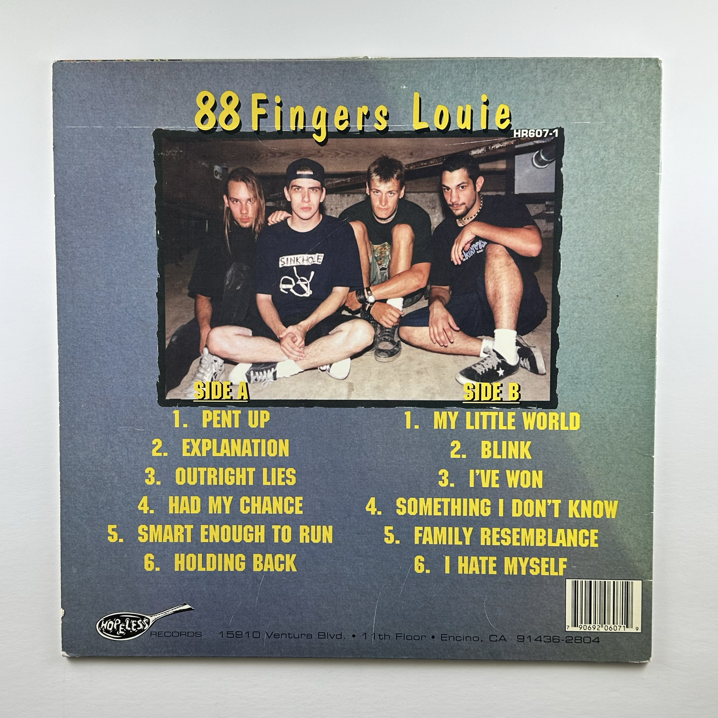 Pre-Owned :: 88 Fingers Louie "Behind Bars" LP