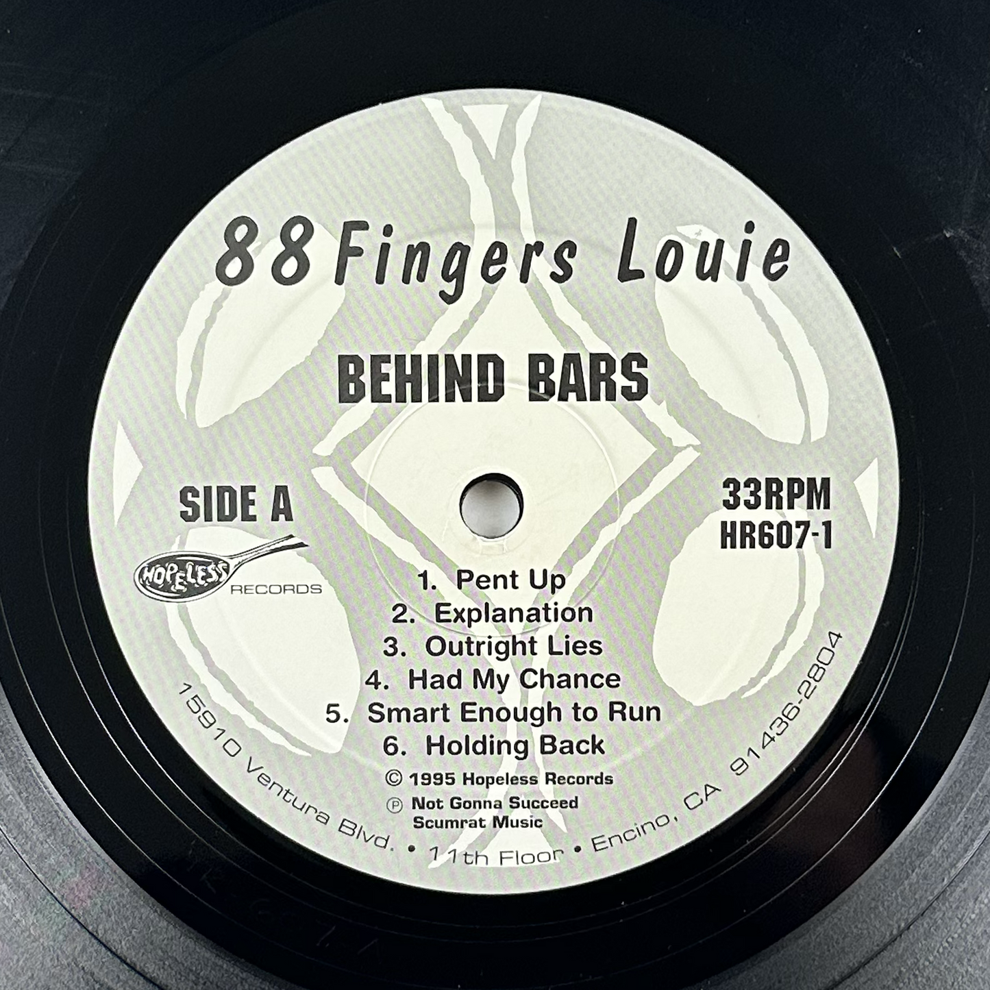 Pre-Owned :: 88 Fingers Louie "Behind Bars" LP
