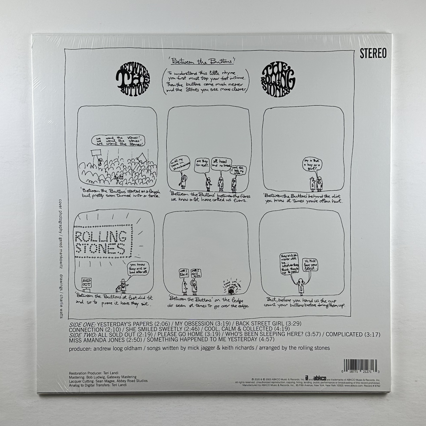 Rolling Stones, The "Between The Buttons" LP