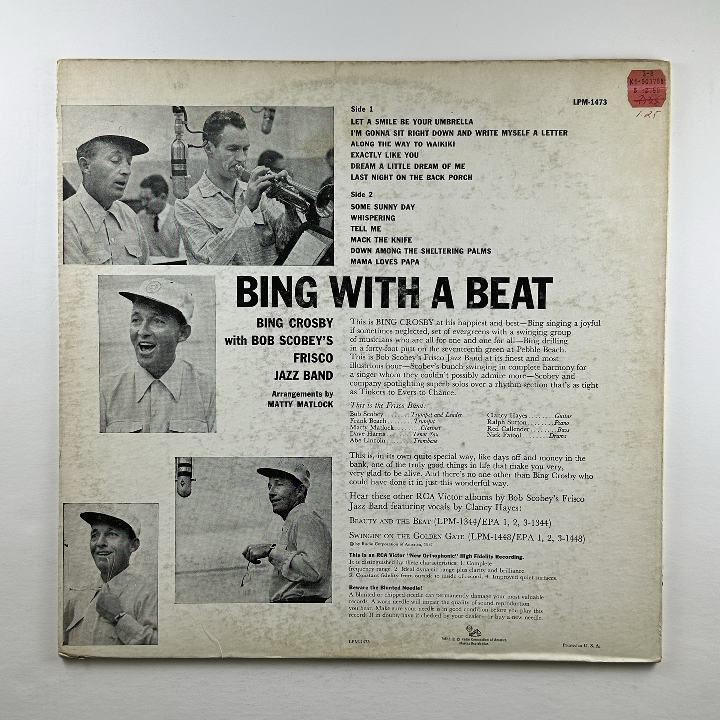 Pre-Owned :: Bing Crosby "Bing With A Beat" LP