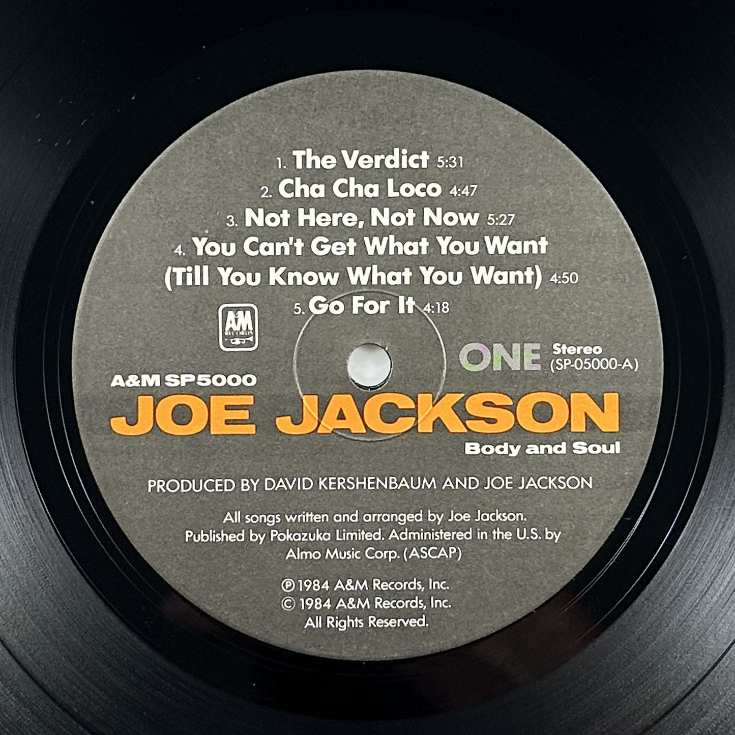 Pre-Owned :: Joe Jackson "Body And Soul" LP