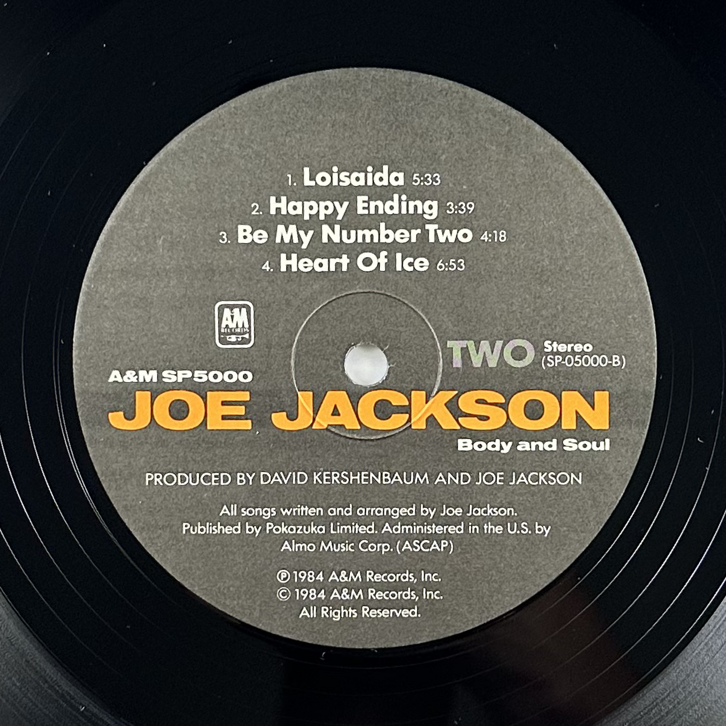 Pre-Owned :: Joe Jackson "Body And Soul" LP