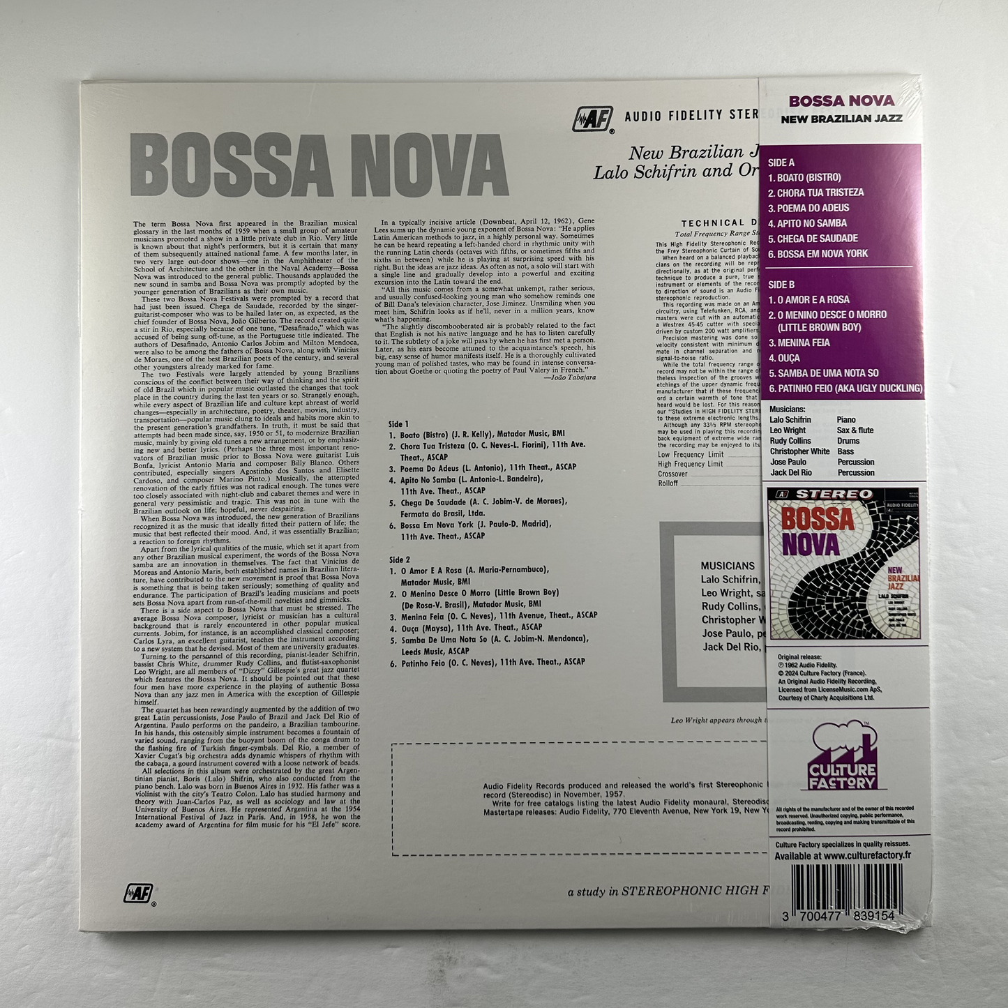 Lalo Schifrin "Bossa Nova: New Brazilian Jazz" LP