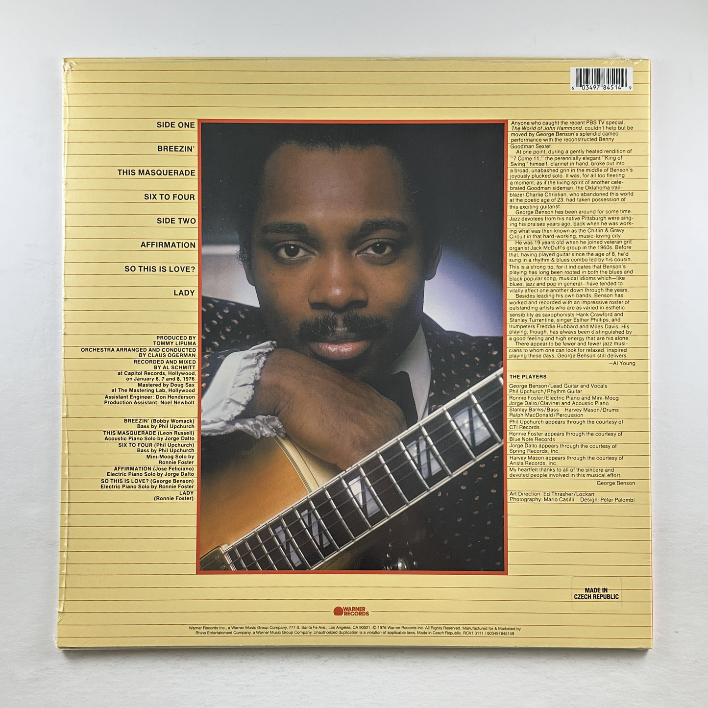 George Benson "Breezin'" LP