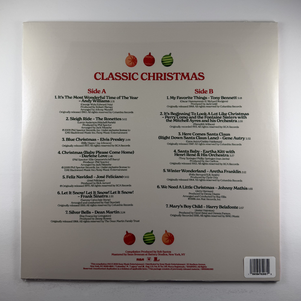 Various "Classic Christmas" LP