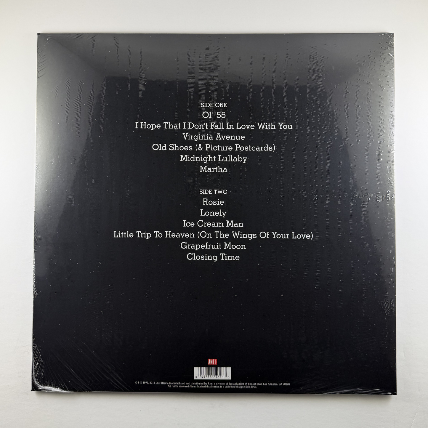 Tom Waits "Closing Time" LP