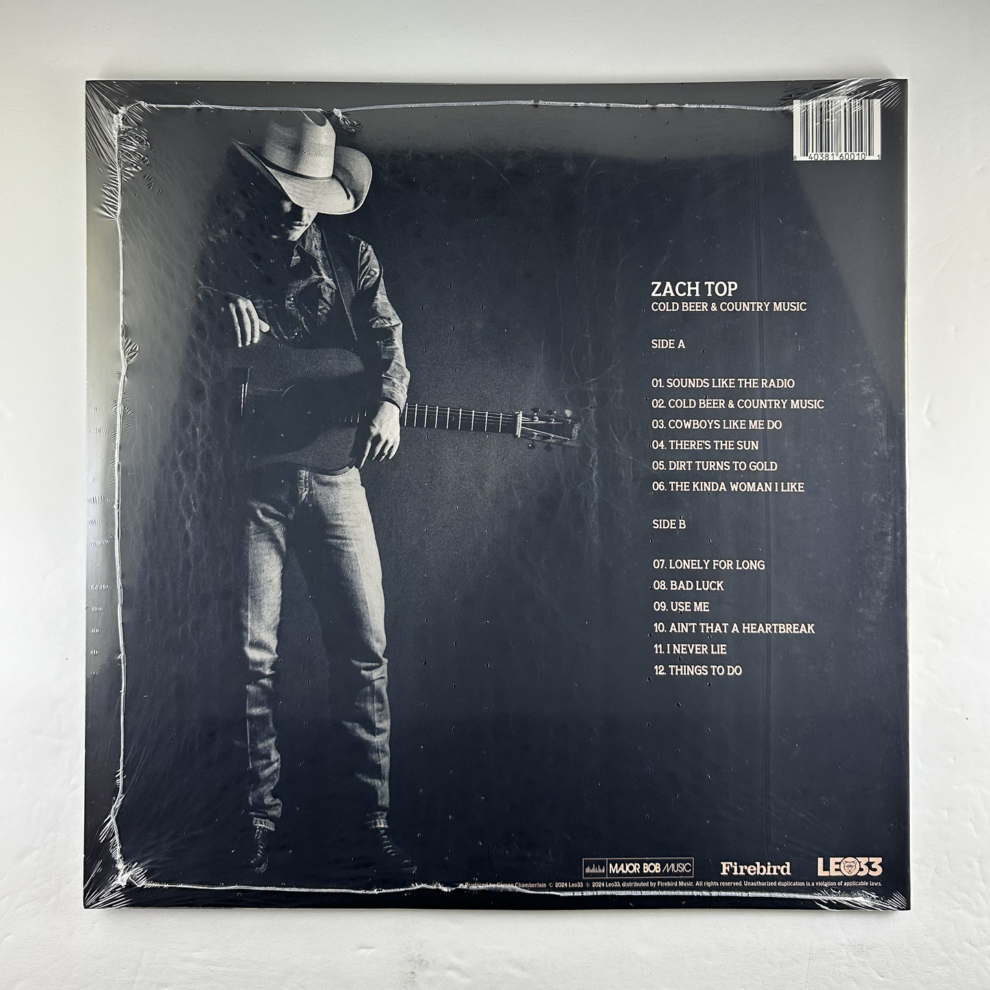 Zach Top "Cold Beer & Country Music" LP