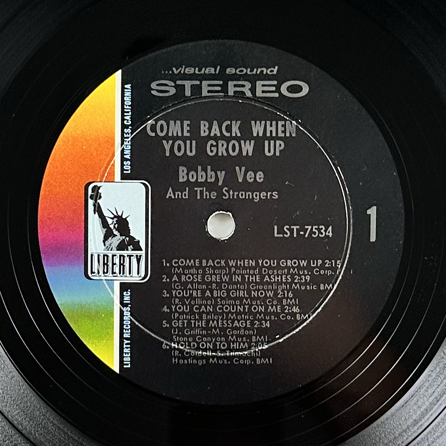 Pre-Owned :: Bobby Vee "Come Back When You Grow Up" LP