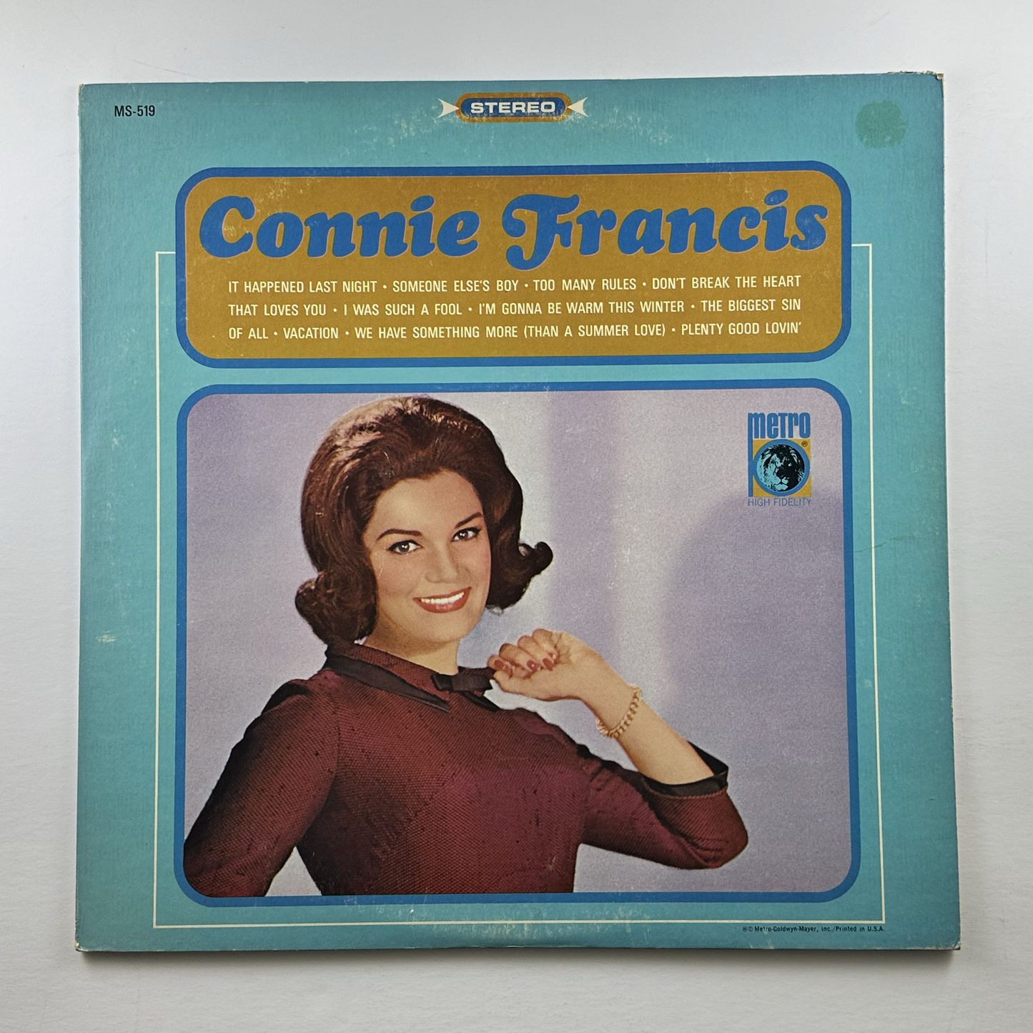 Pre-Owned :: Connie Francis "Connie Francis" LP