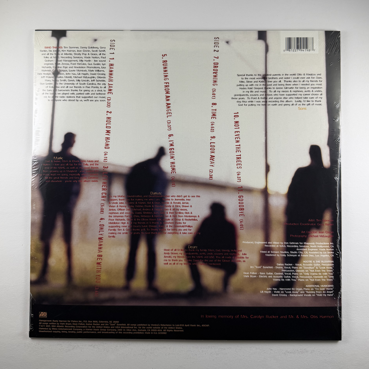 Hootie & the Blowfish "Cracked Rear View" LP