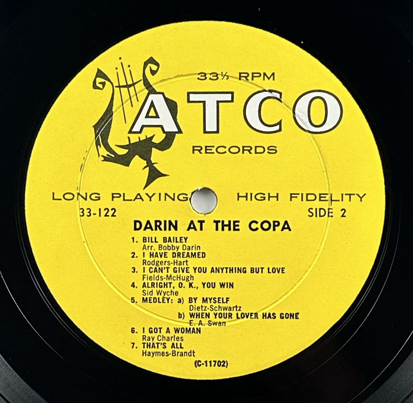 Pre-Owned :: Bobby Darin "Darin at the Copa" LP