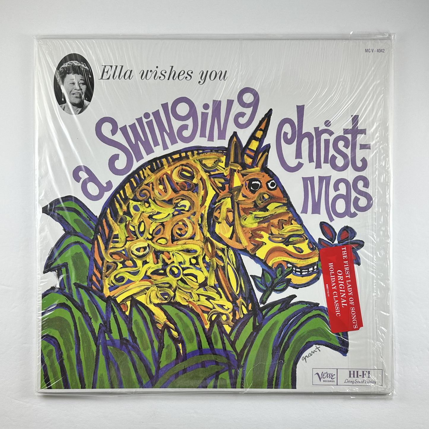 Ella Fitzgerald "Ella Wishes You A Swinging Christmas" LP