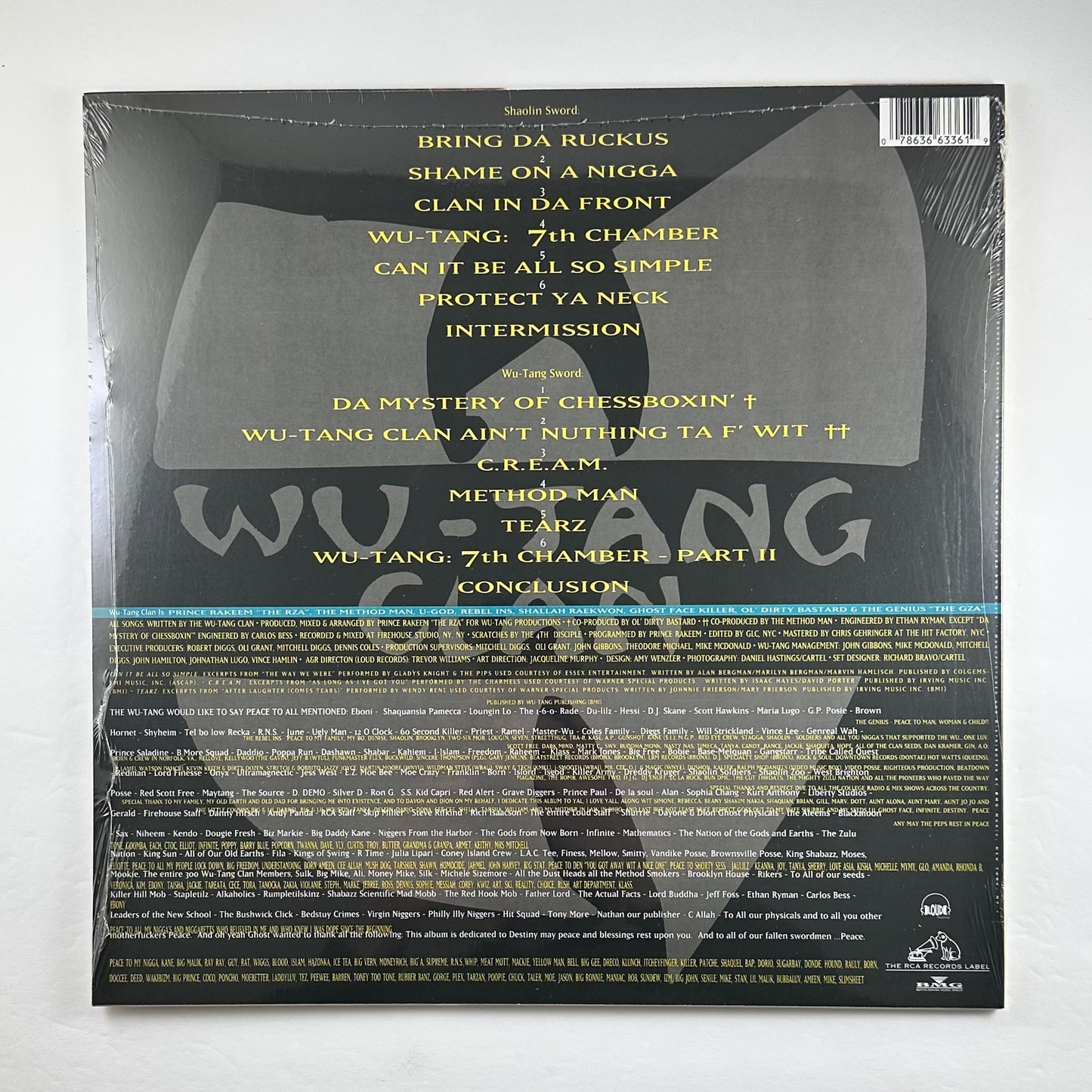 Wu-Tang Clan "Enter Wu-Tang" LP