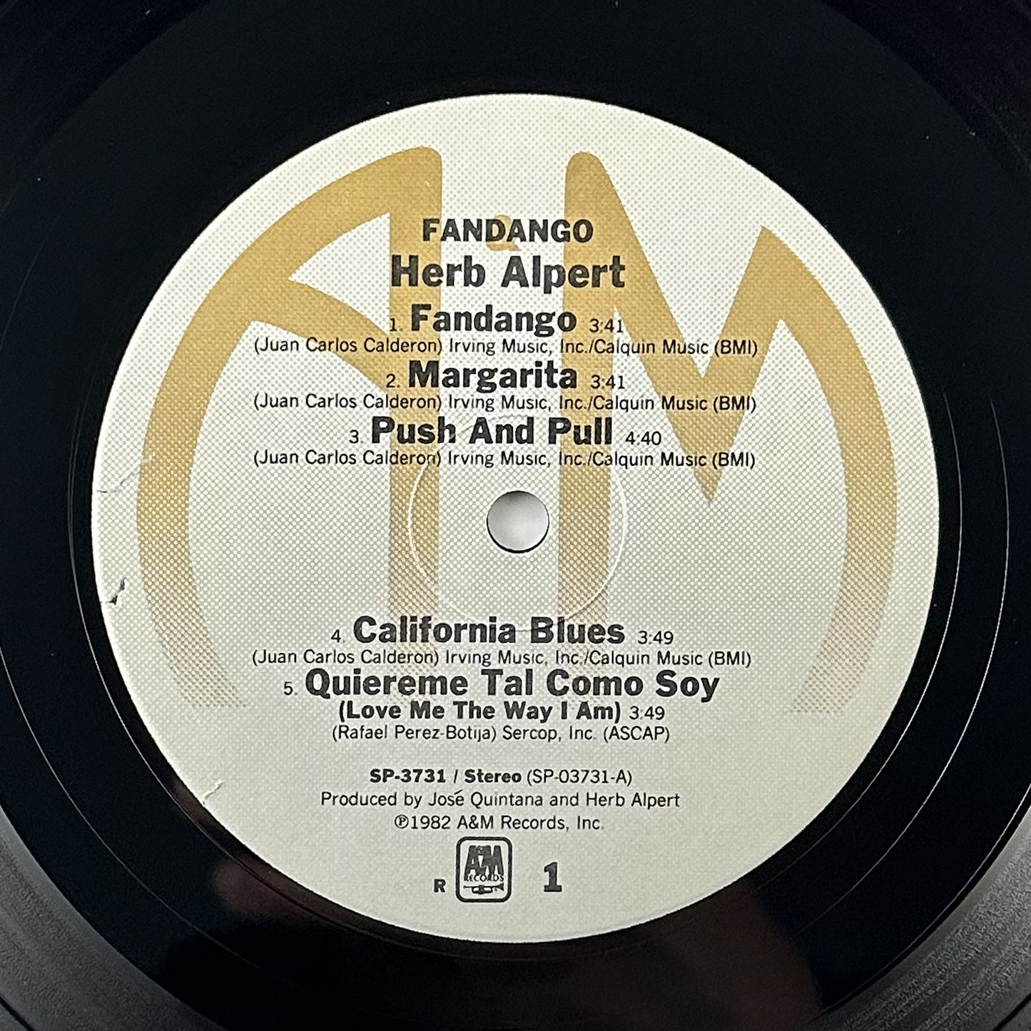 Pre-Owned :: Herb Alpert "Fandango" LP
