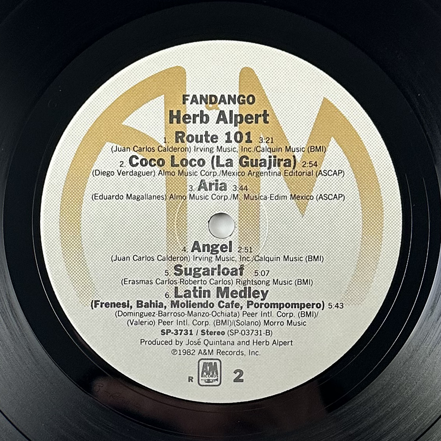 Pre-Owned :: Herb Alpert "Fandango" LP