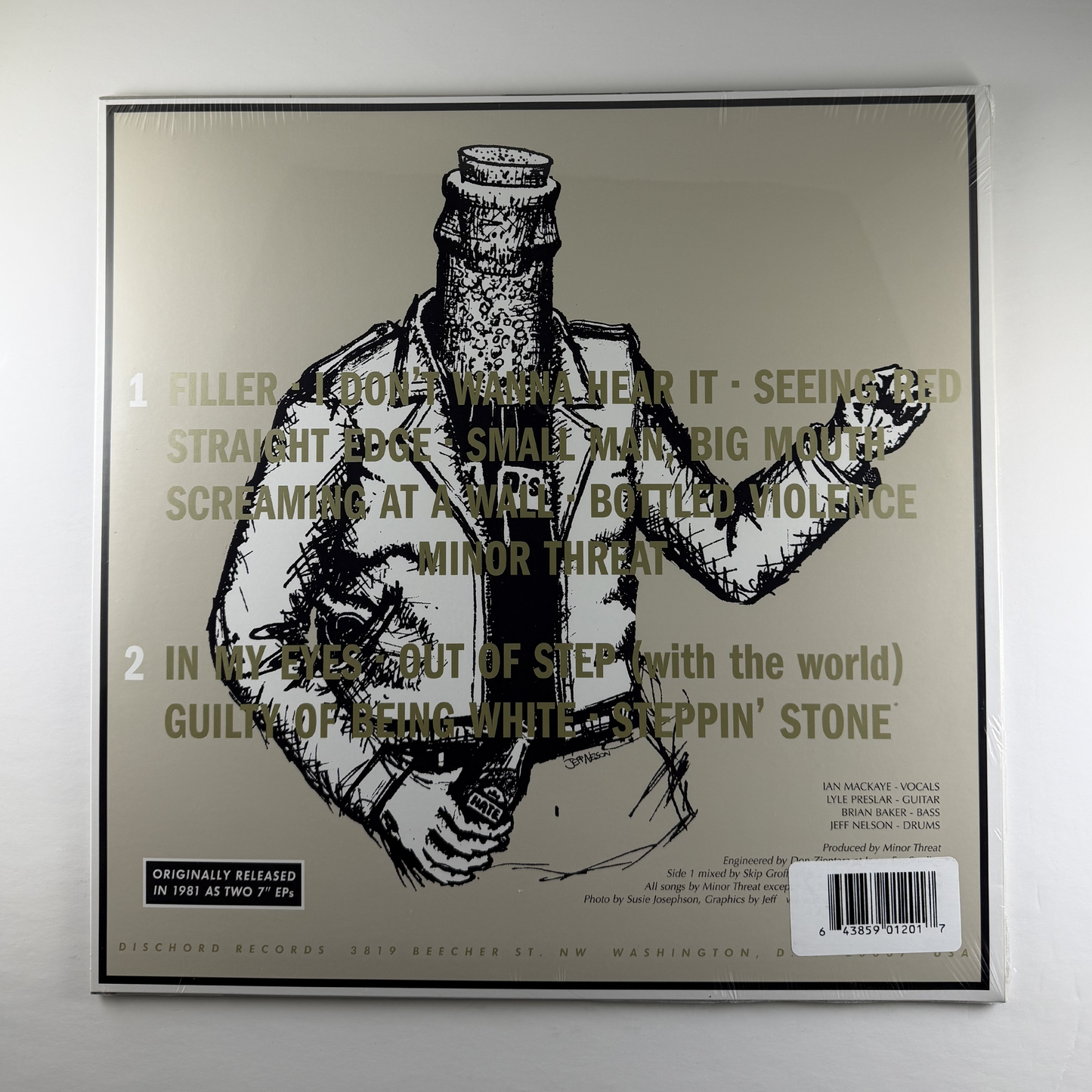 Minor Threat "First 2 7"s" LP