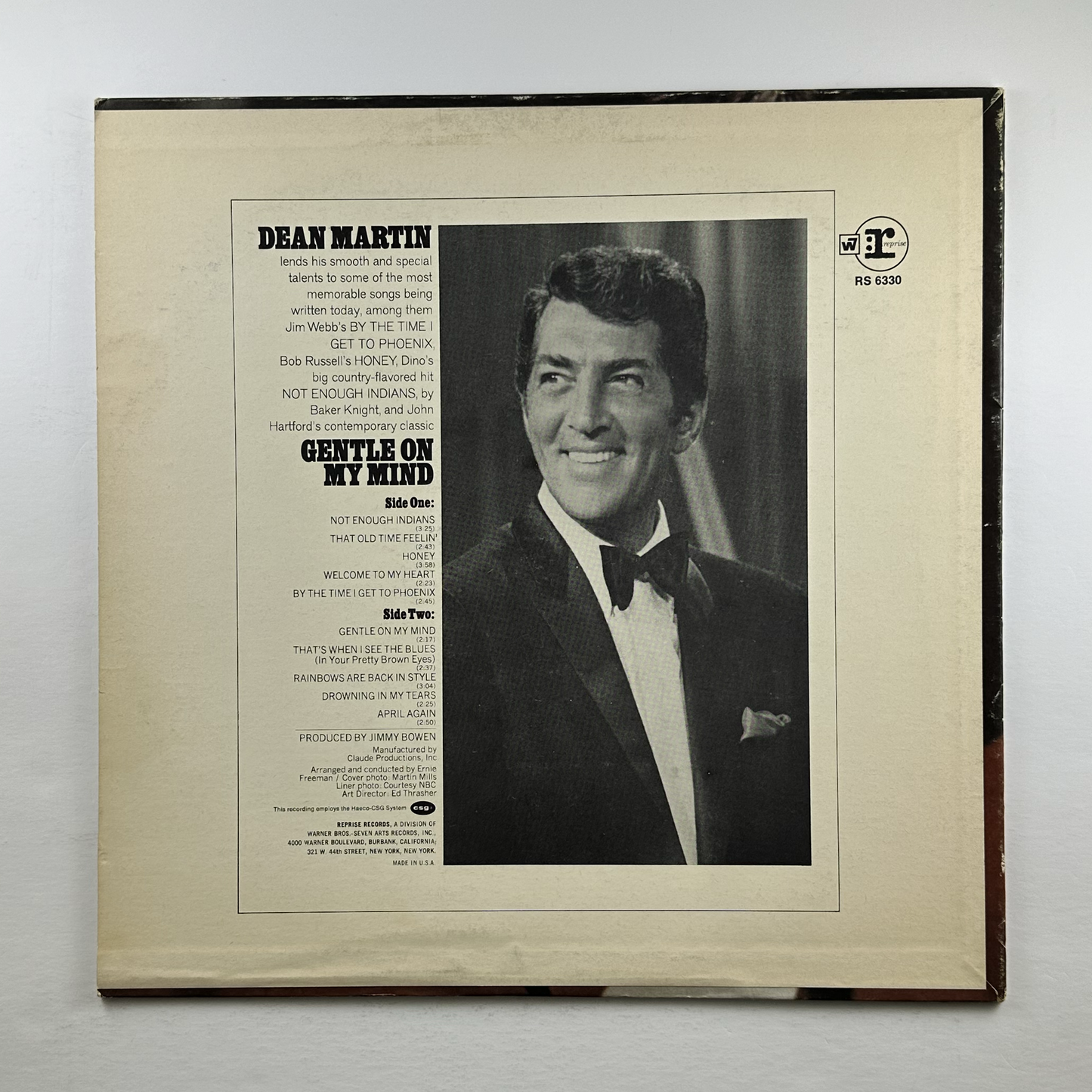 Pre-Owned :: Dean Martin "Gentle On My Mind" LP