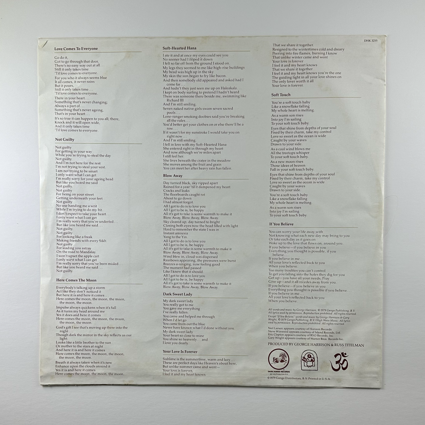 Pre-Owned :: George Harrison "George Harrison" LP