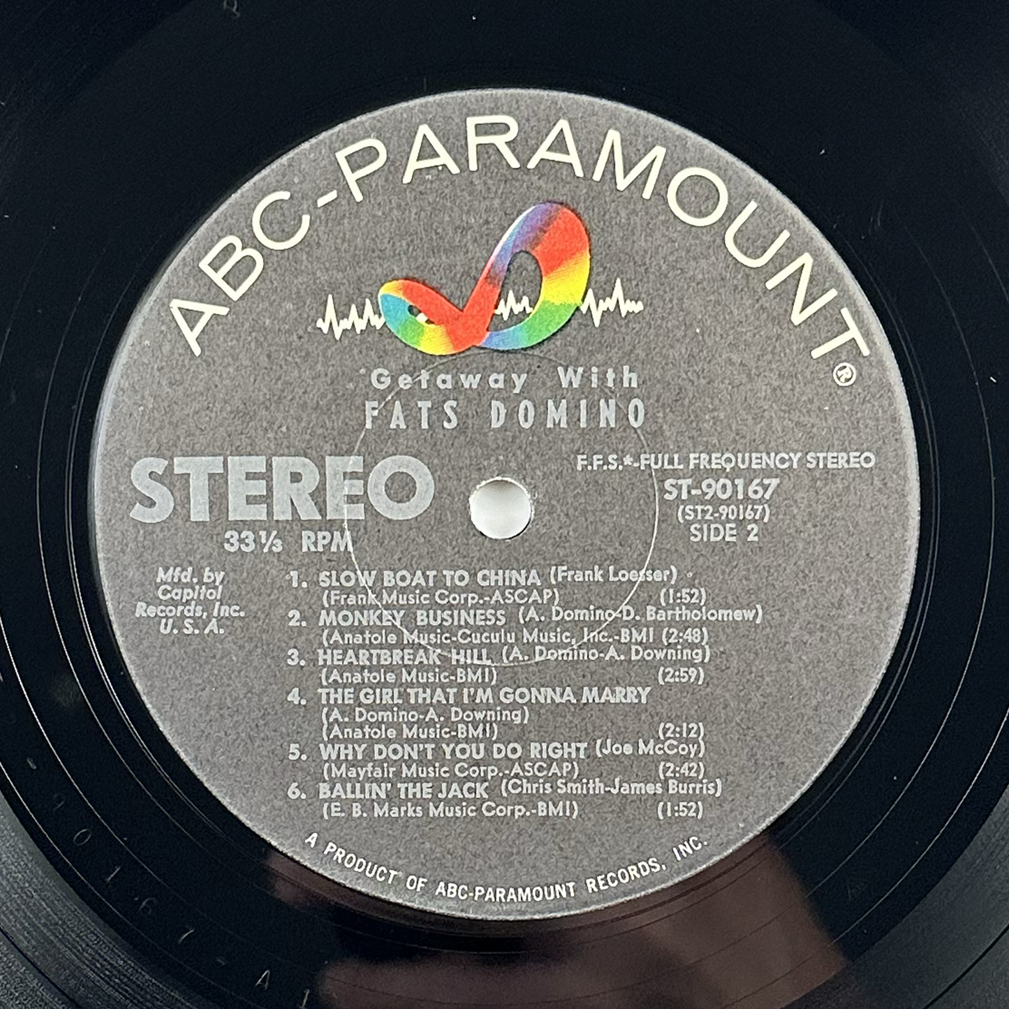 Pre-Owned :: Fats Domino "Getaway With Fats Domino" LP
