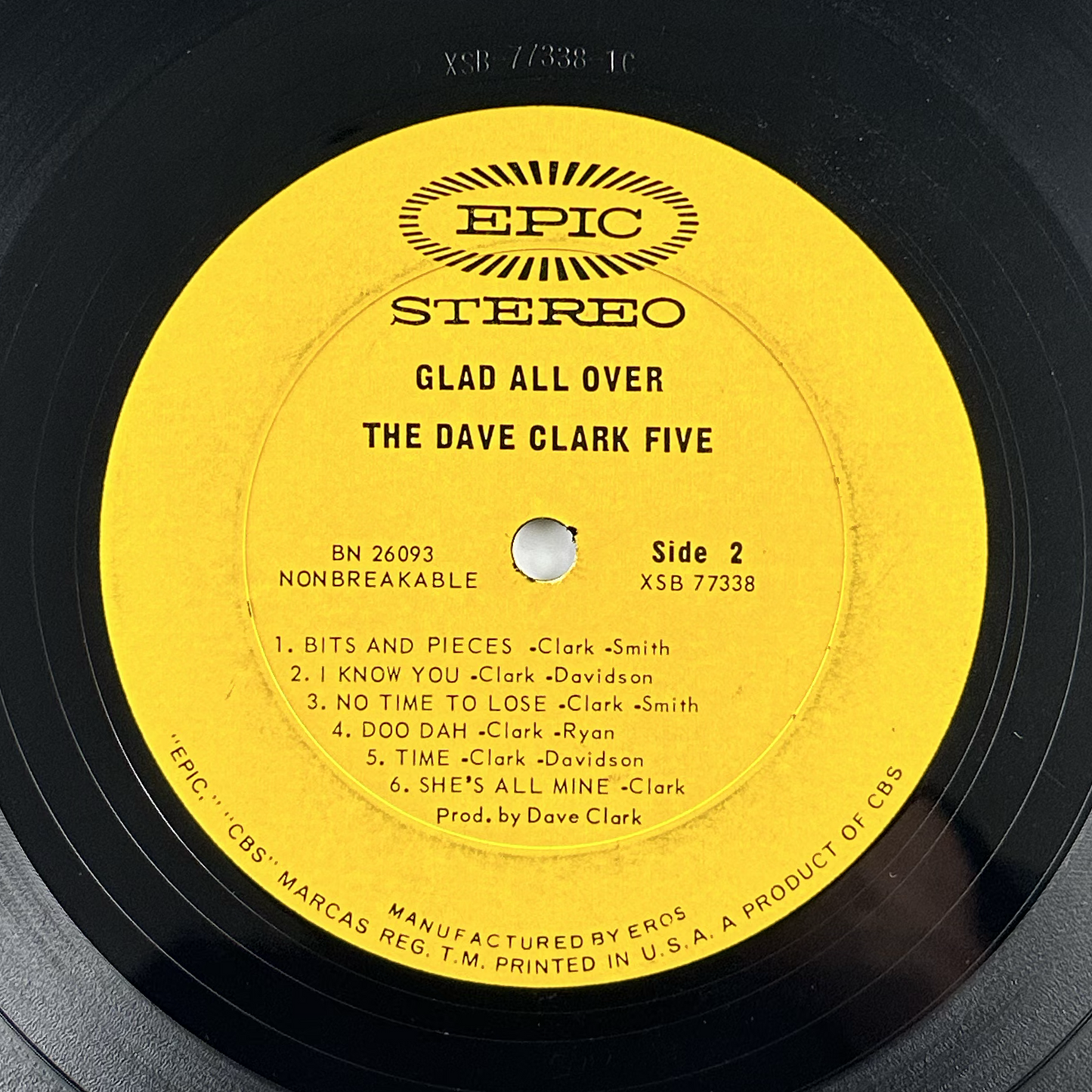Pre-Owned :: Dave Clark Five, The "Glad All Over" LP