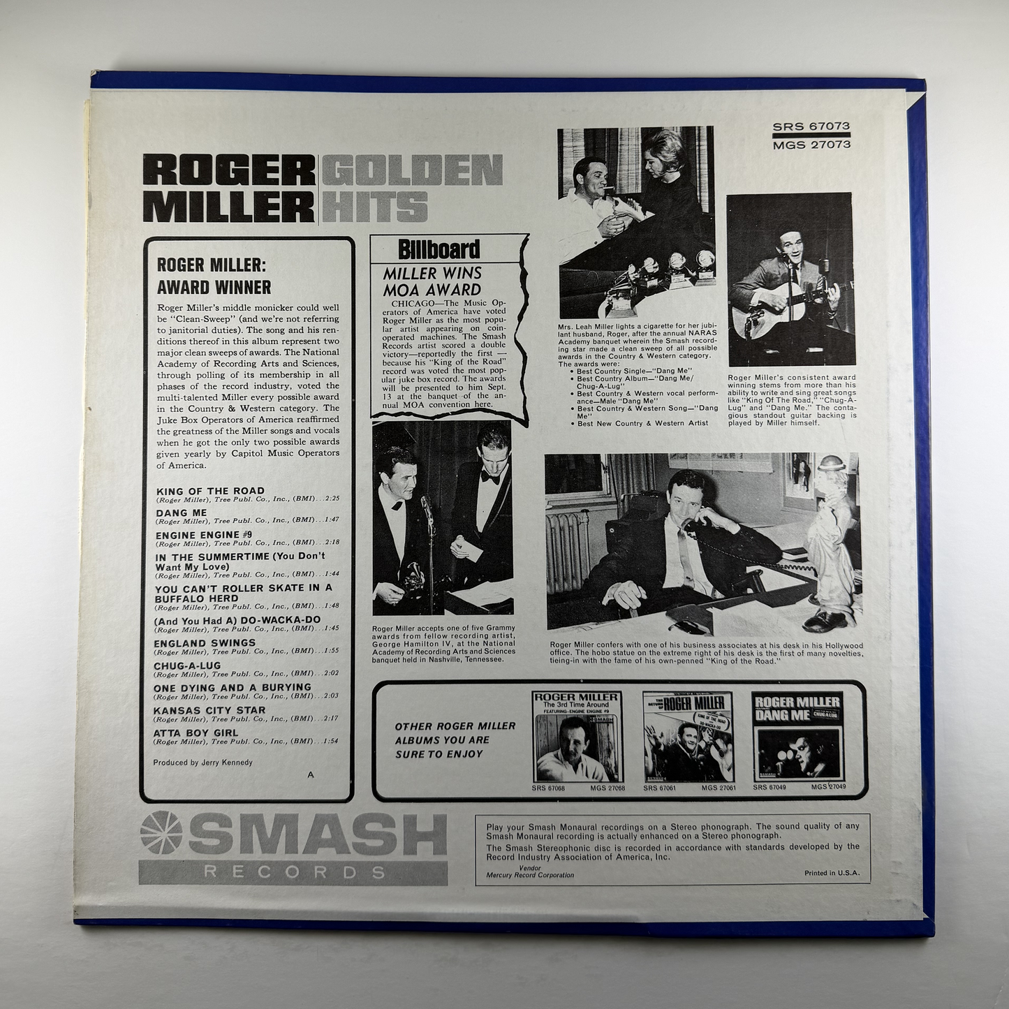 Pre-Owned :: Roger Miller "Golden Hits" LP