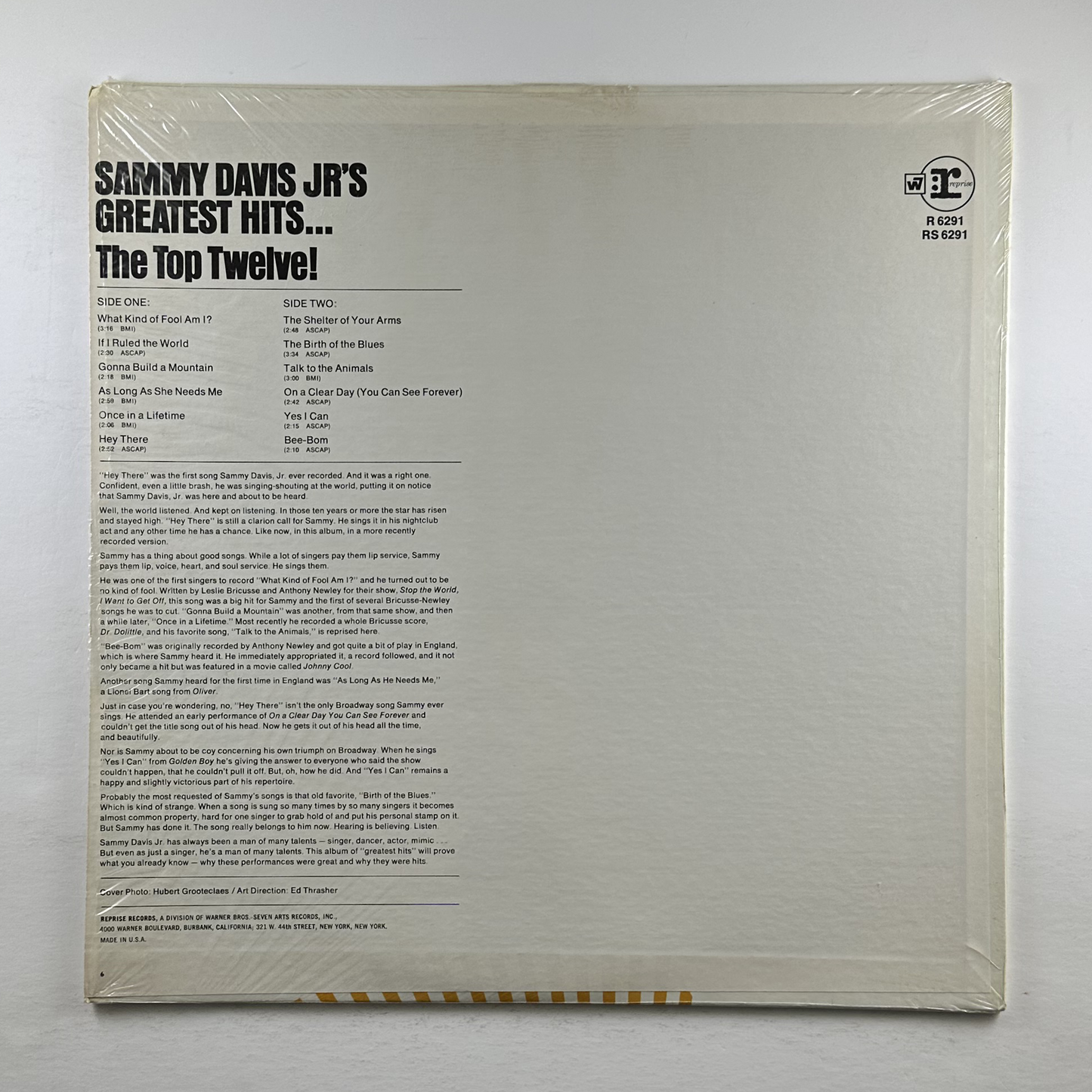 Pre-Owned :: Sammy Davis Jr. "Sammy Davis Jr.'s Greatest Hits" LP