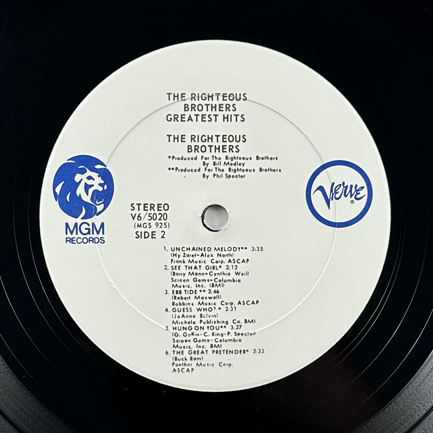 Pre-Owned :: Righteous Brothers, The "The Righteous Brothers Greatest Hits" LP