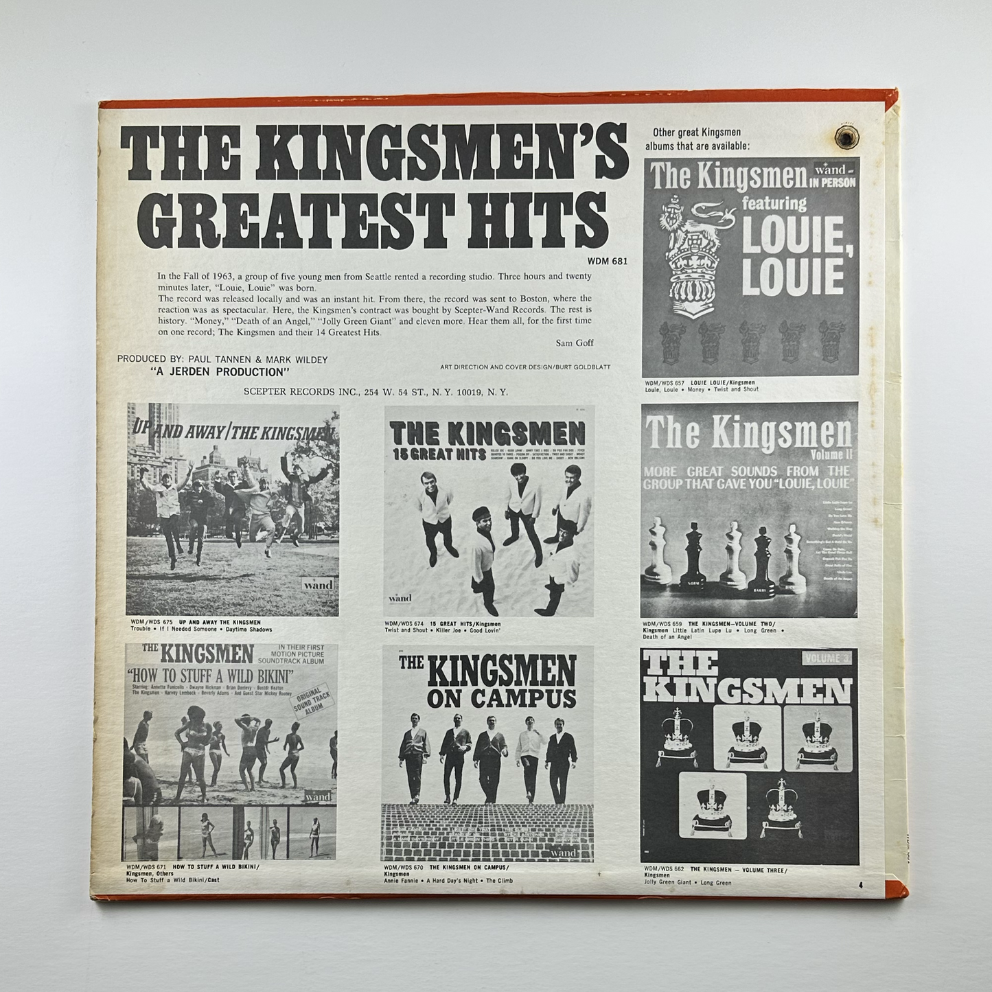 Pre-Owned :: Kingsmen, The "Greatest Hits" LP
