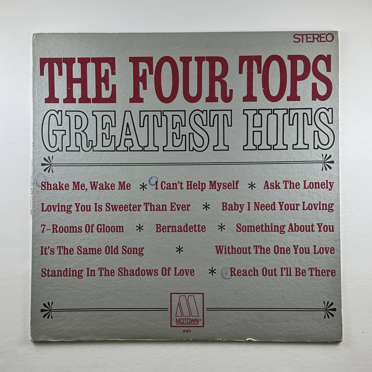 Pre-Owned :: Four Tops "Four Tops Greatest Hits" LP