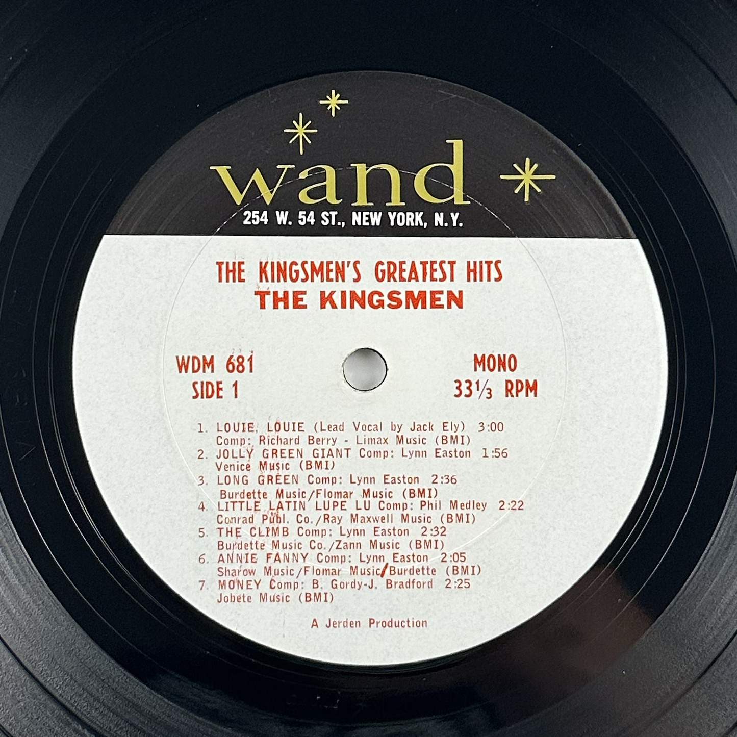 Pre-Owned :: Kingsmen, The "Greatest Hits" LP