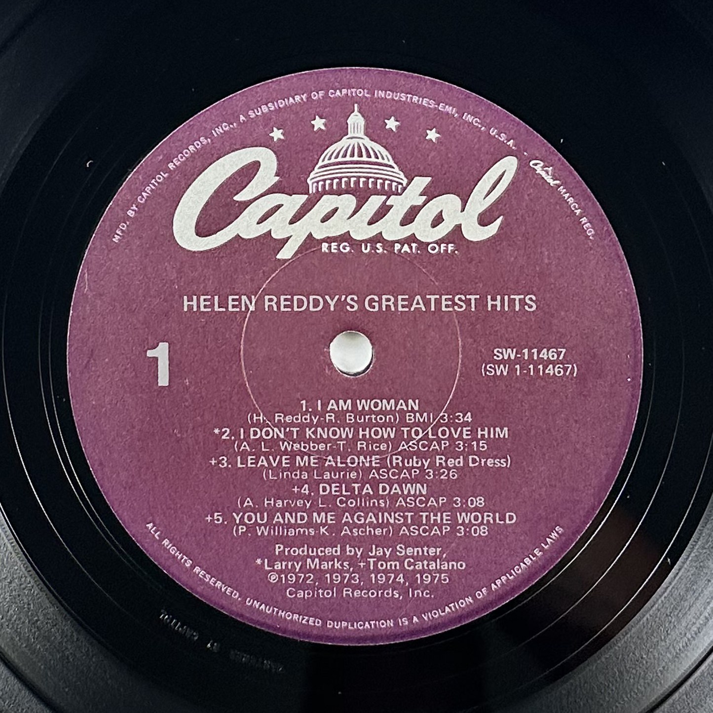 Pre-Owned :: Helen Reddy "Helen Reddy's Greatest Hits" LP