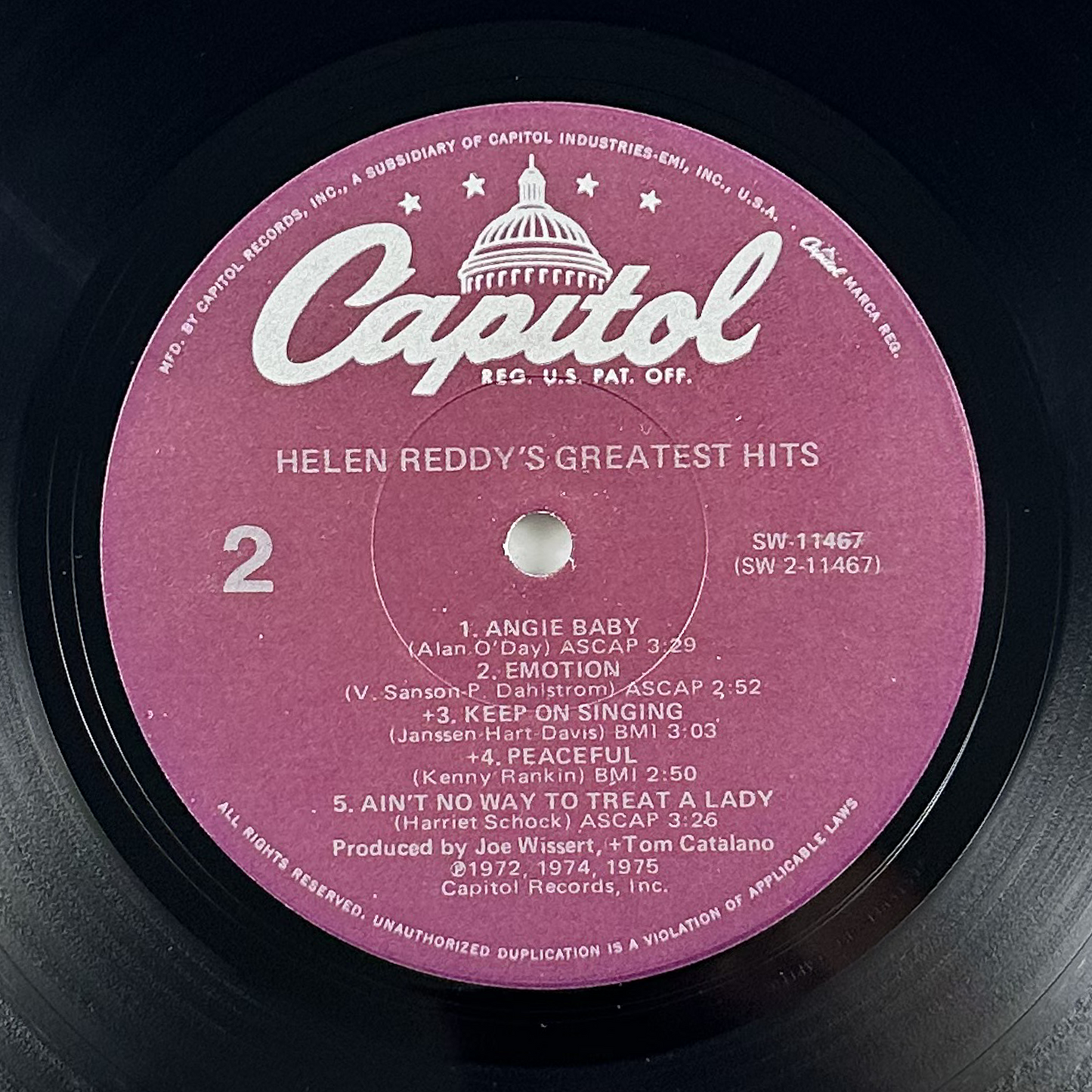 Pre-Owned :: Helen Reddy "Helen Reddy's Greatest Hits" LP