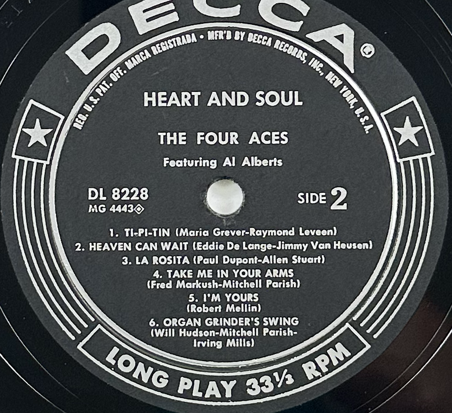 Pre-Owned :: Four Aces, The "Heart And Soul..." LP
