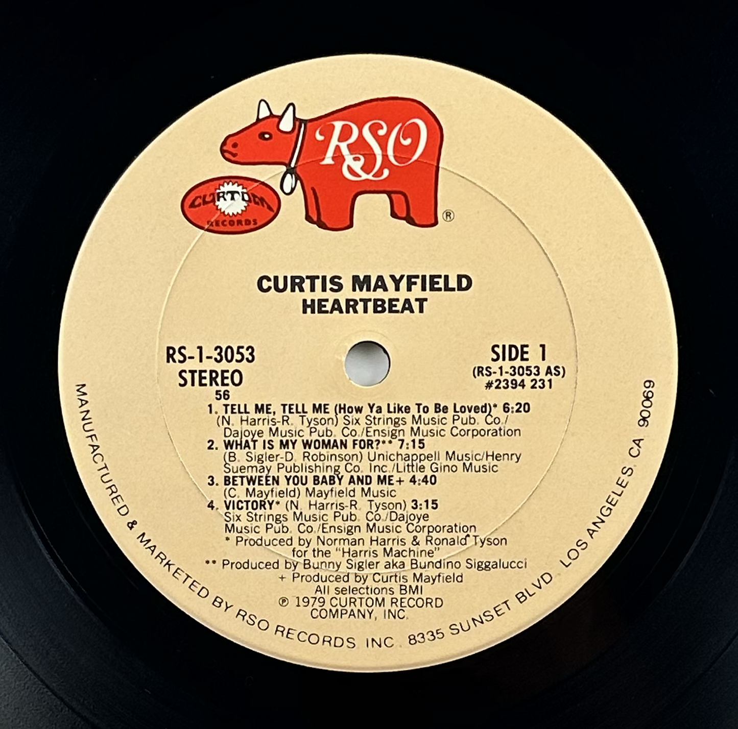 Pre-Owned :: Curtis Mayfield "Heartbeat" LP